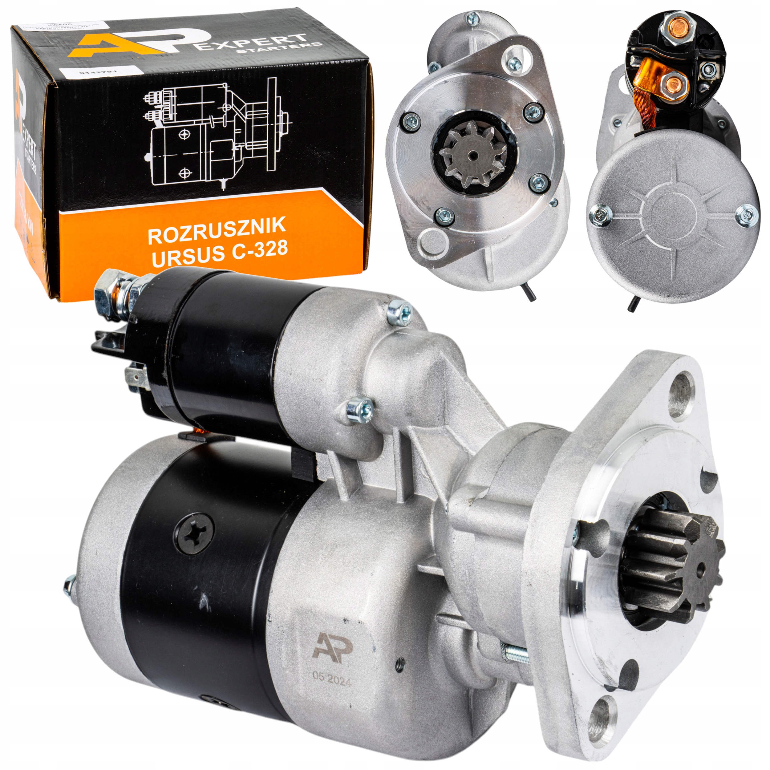 Rozrusznik do ciągnika Ursus C-328 12V 2,7kW z reduktorem