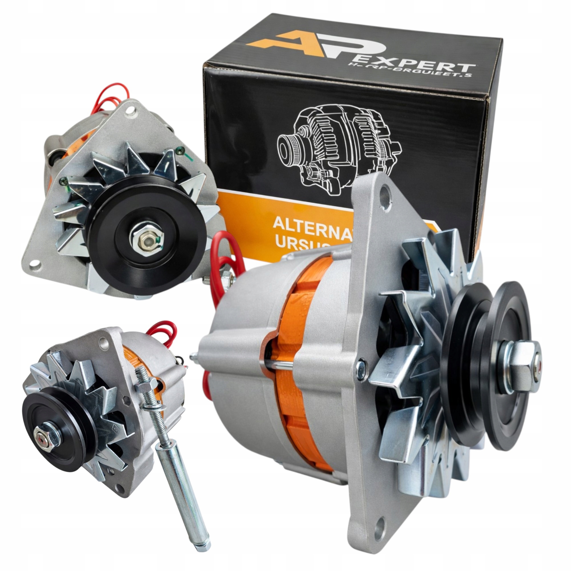c1155ff21d807cf3cf1990c422016775.jpg Alternator do ciągnika Ursus C-360 Ursus C-4011 14V 50A z regulatorem
