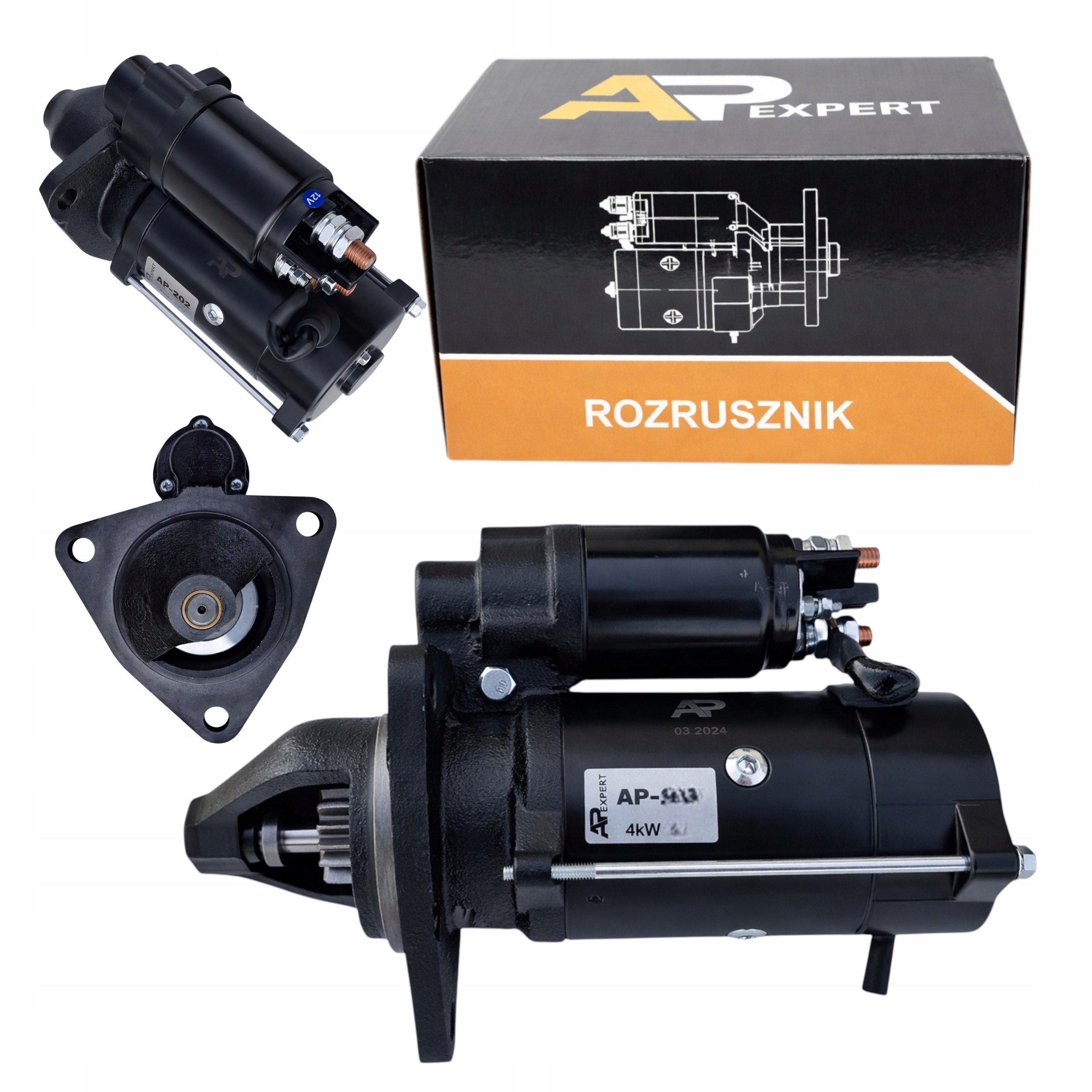 d689018d42d3fe312b79bfea3c98fd56.jpg Wzmocniony Rozrusznik do ciągnika MTZ BELARUS 24V 4KW