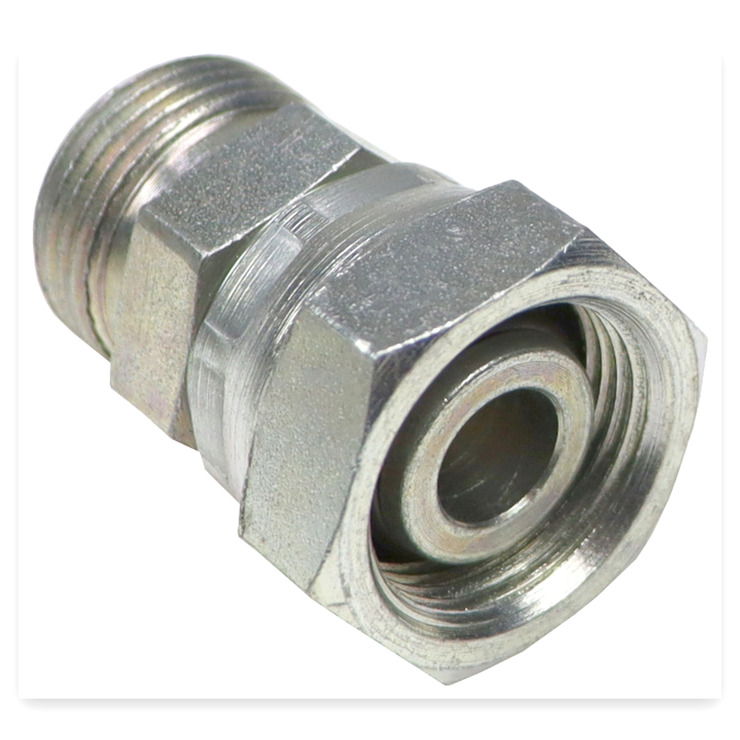 025a68ca1b0758915bccb80c860b7e3a.jpg Złącze - złączka hydrauliczna - prosta AB M22x1,5 - M22x1,5 15 L/15 L