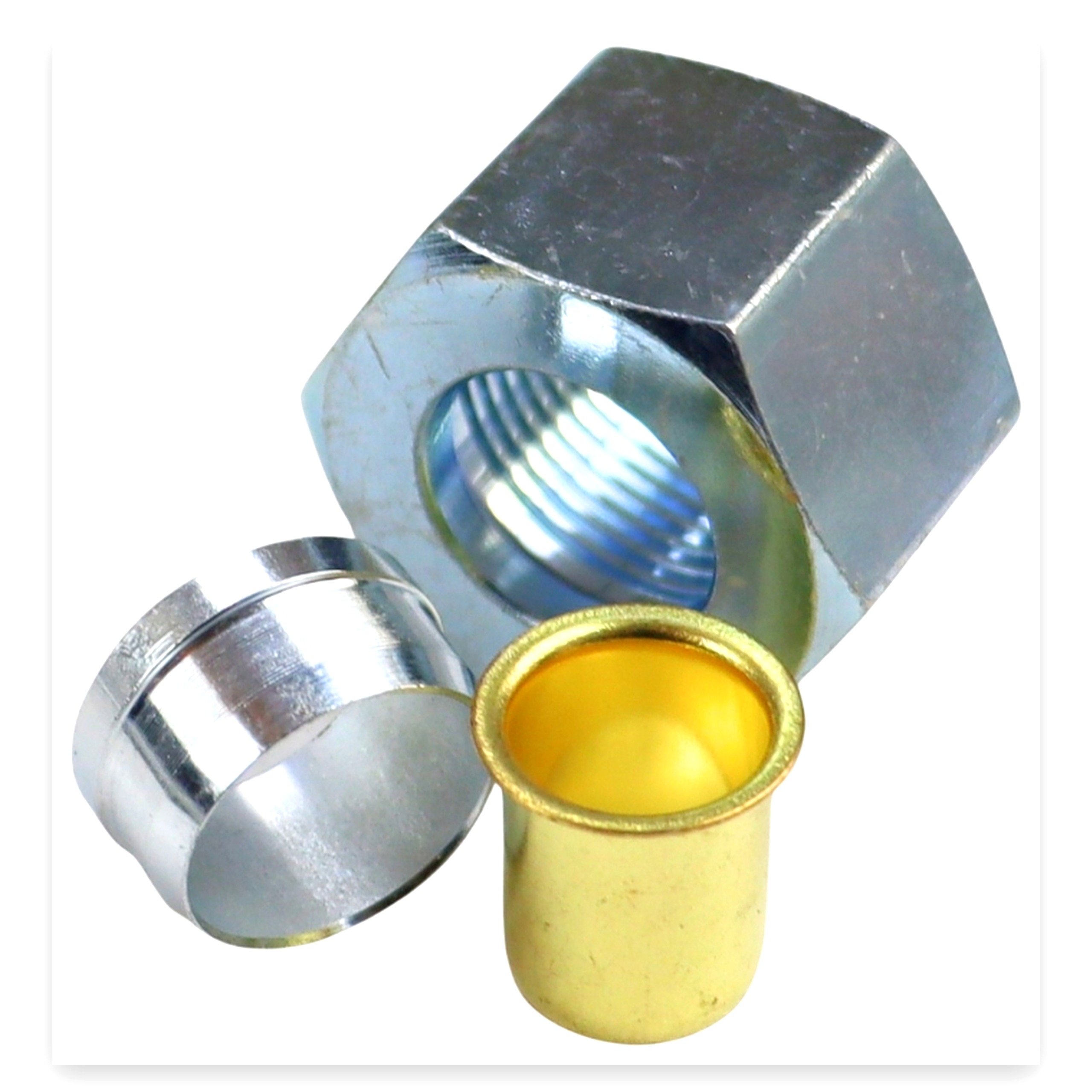 04ce0f51093473f13e8caef89e71c2a9.jpg Komplet końcówek złączka tekalan na przewód 15 mm nakrętka M22x1,5