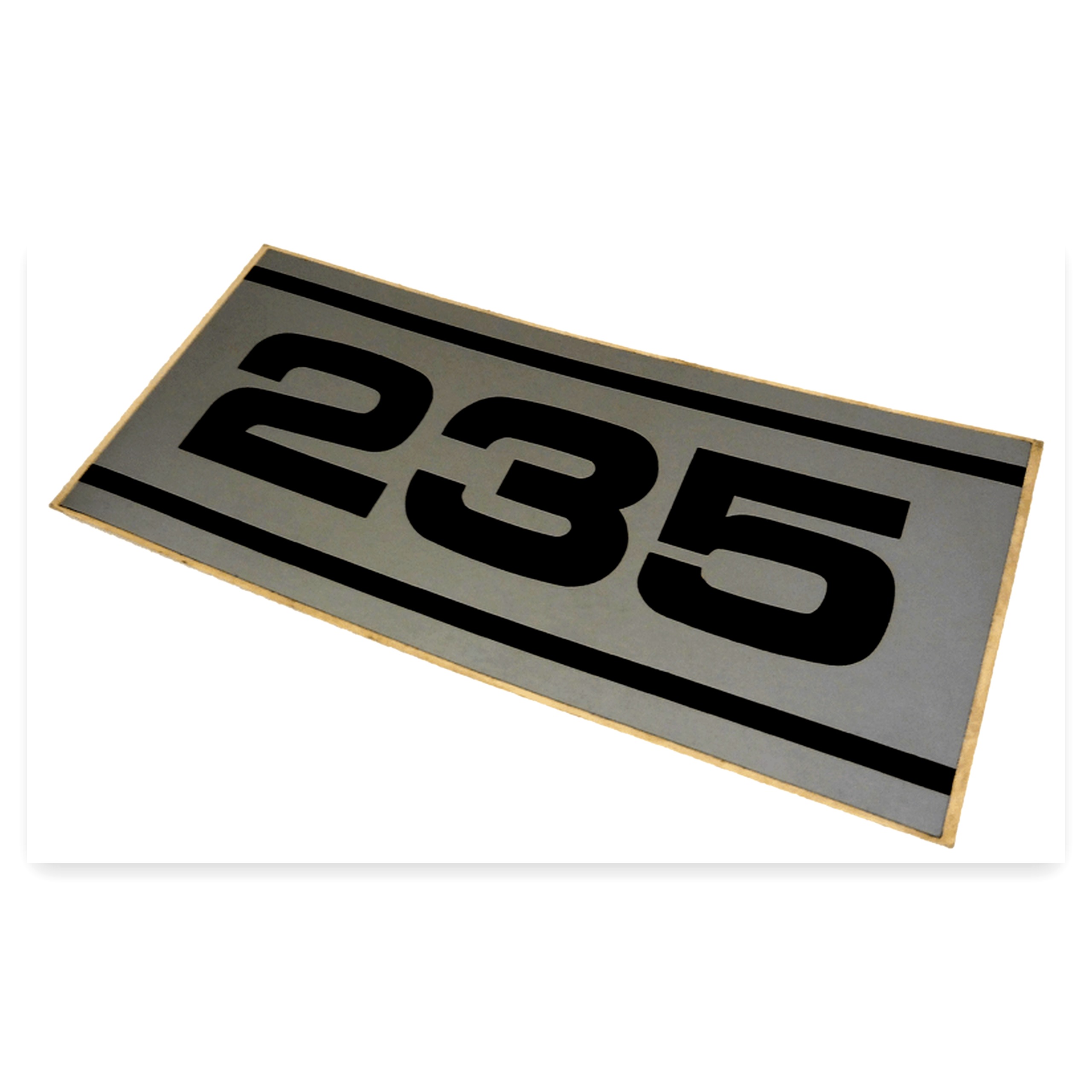 Znak-emblemat naklejka MF235 do ciągnika Massey Ferguson 235