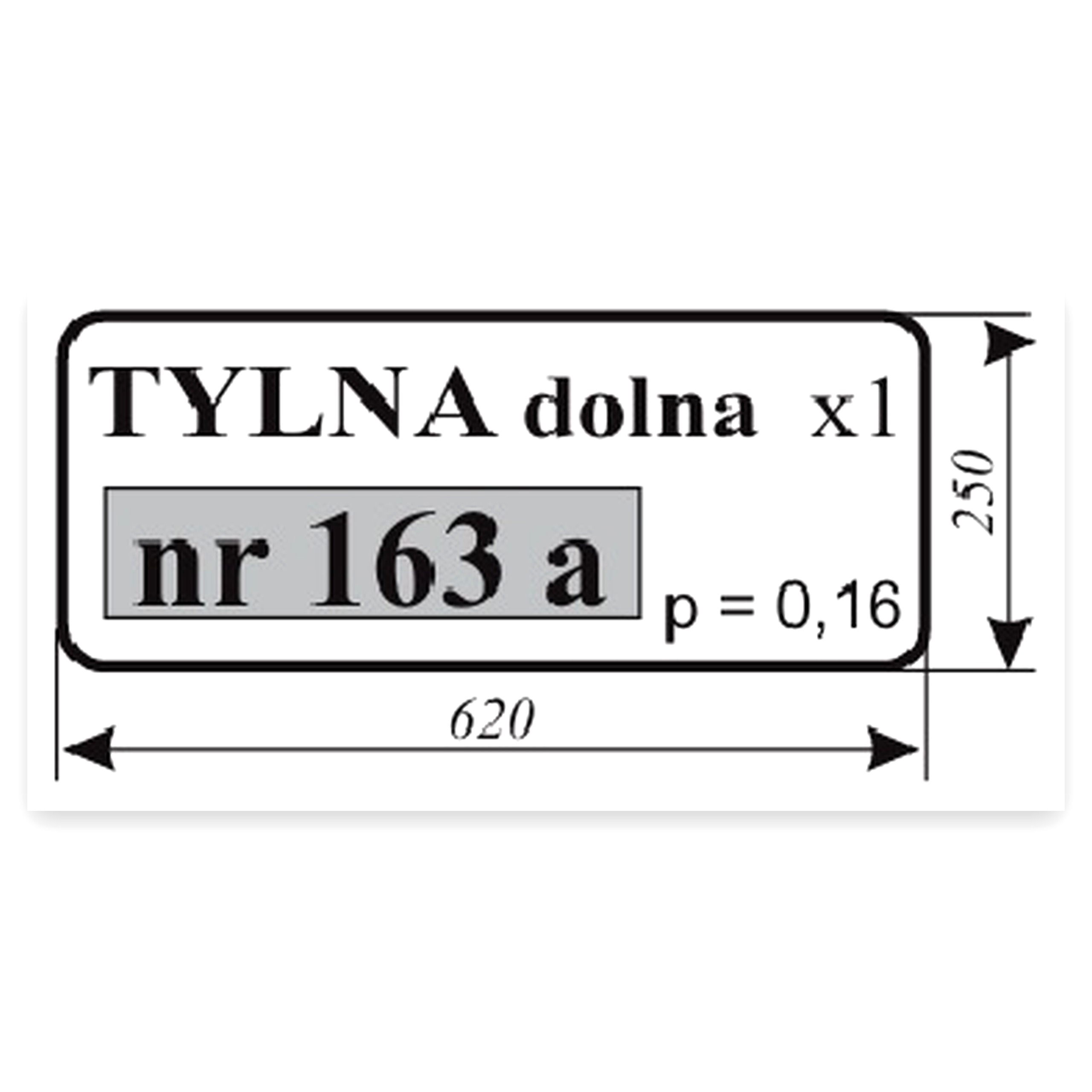 0bb917277494a868c085f3fa82b52695.jpg Szyba tylna dolna 163A do ciągnika T-25