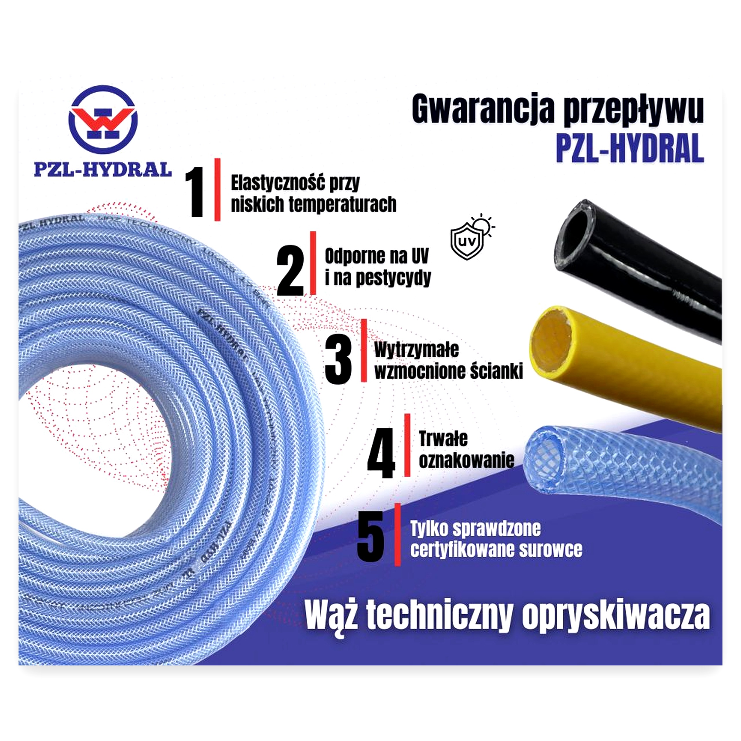 0c9bcbe6db88977ecf5b4bb0f68a3ee8.jpg Wąż do środków ochrony roślin (opryskiwacz) zbrojony PVC 10x2.5 10bar