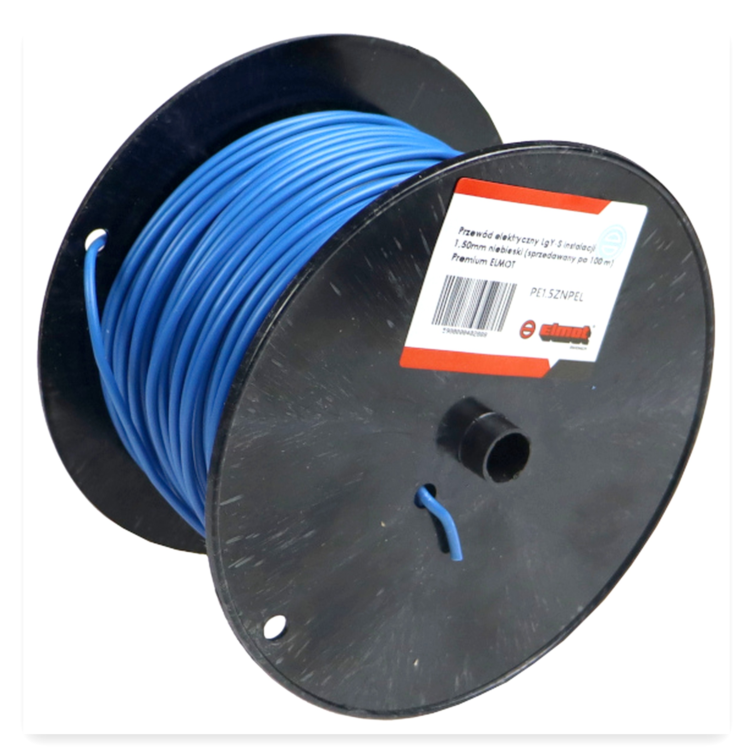 0d5d24328722932ed95eaf3d933685f3.jpg Przewód kabel elektryczny LgY-S instalacji 1,50 mm niebieski