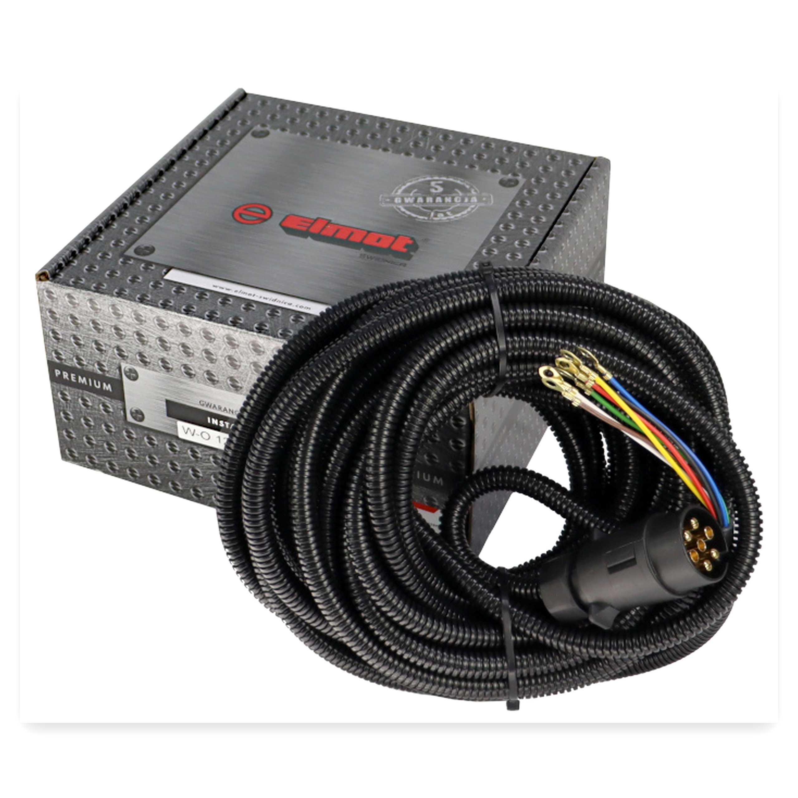 0f522a4c949d273d81f6b2dc80cc3ac0.jpg Przewód elektryczny podłączeniowy przyczepy 7x1 12 m peszel ELMOT