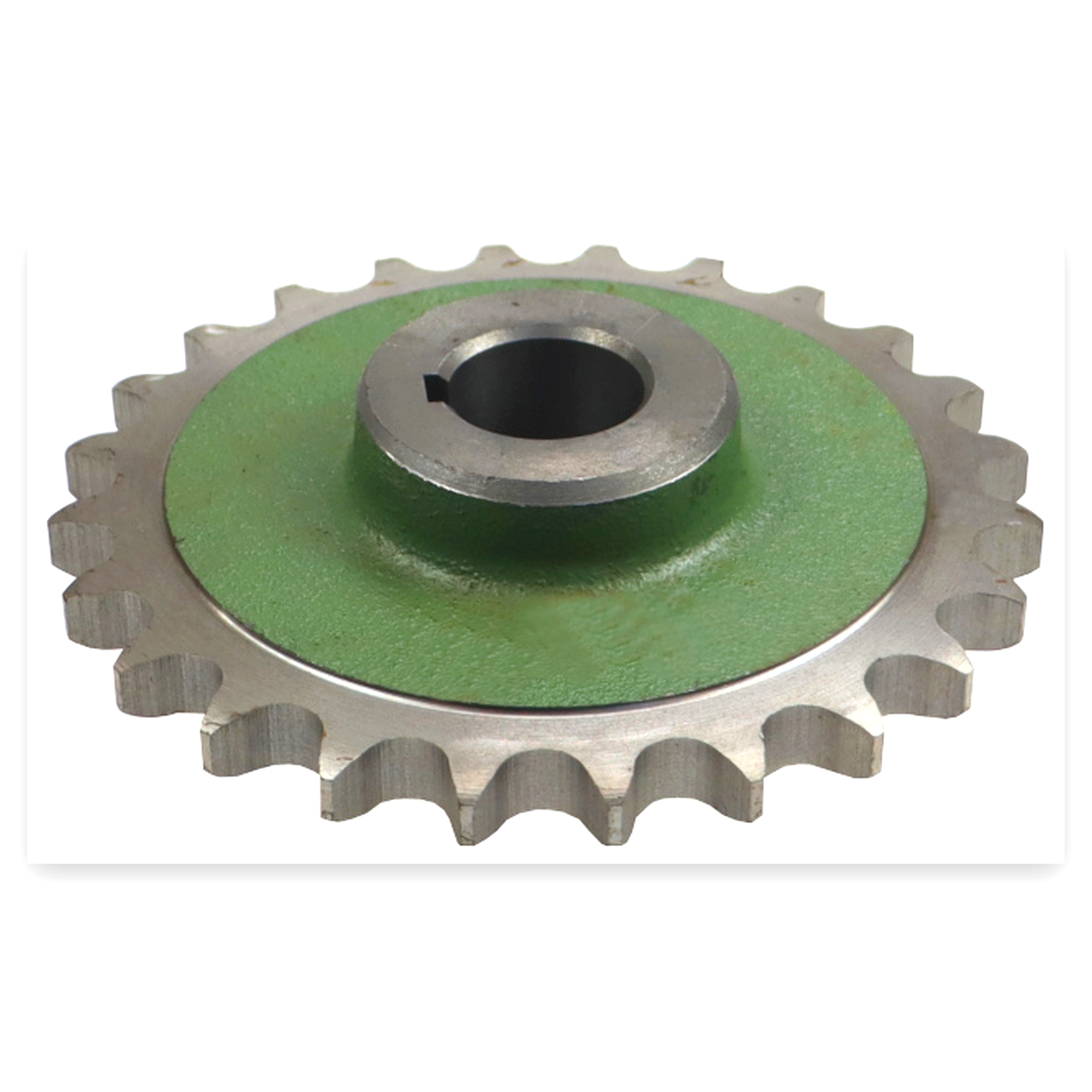 10026e1b9b66754365426df9995cc77f.jpg Koło łańcuchowe Z-24 FI-30 mm 3/4" żeliwne rozrzutnik obornika Rolmus
