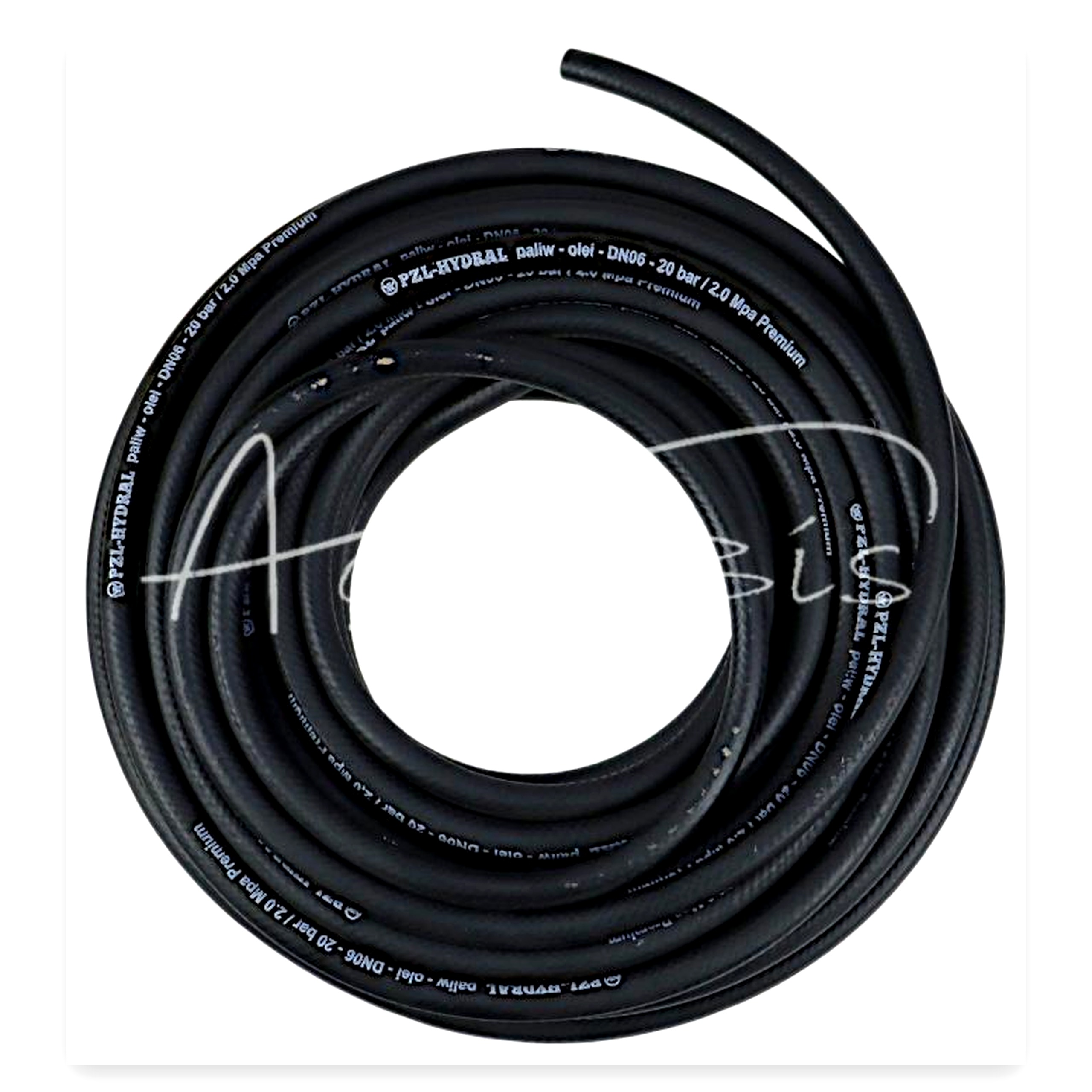 Wąż do paliw olei DN06 FI-6.3 20 bar 2.0 Mpa Premium HYDRAL
