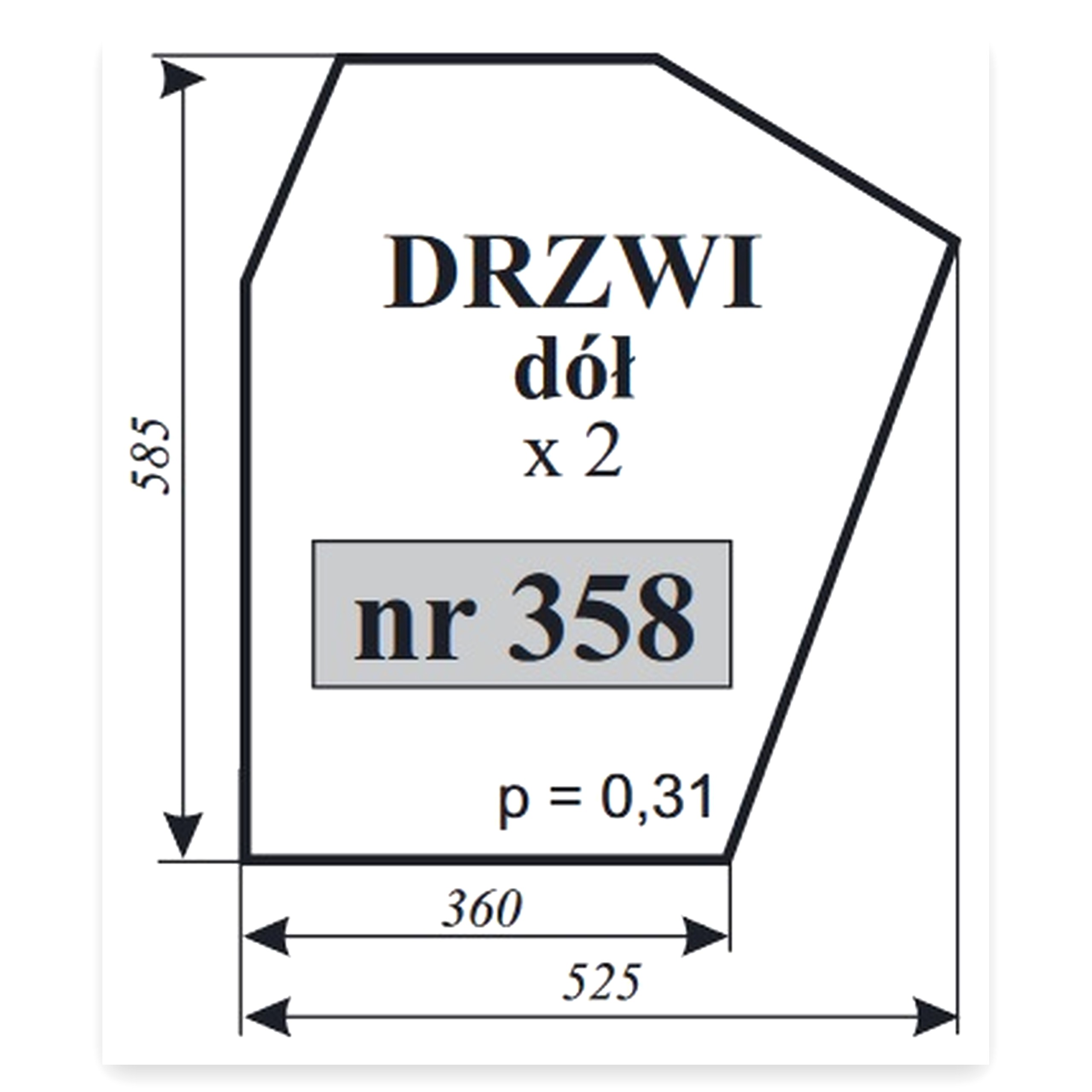 15def12e146c8081855378d5bb6ba5e5.jpg Szyba drzwi dół do ciągnika Zetor 7211