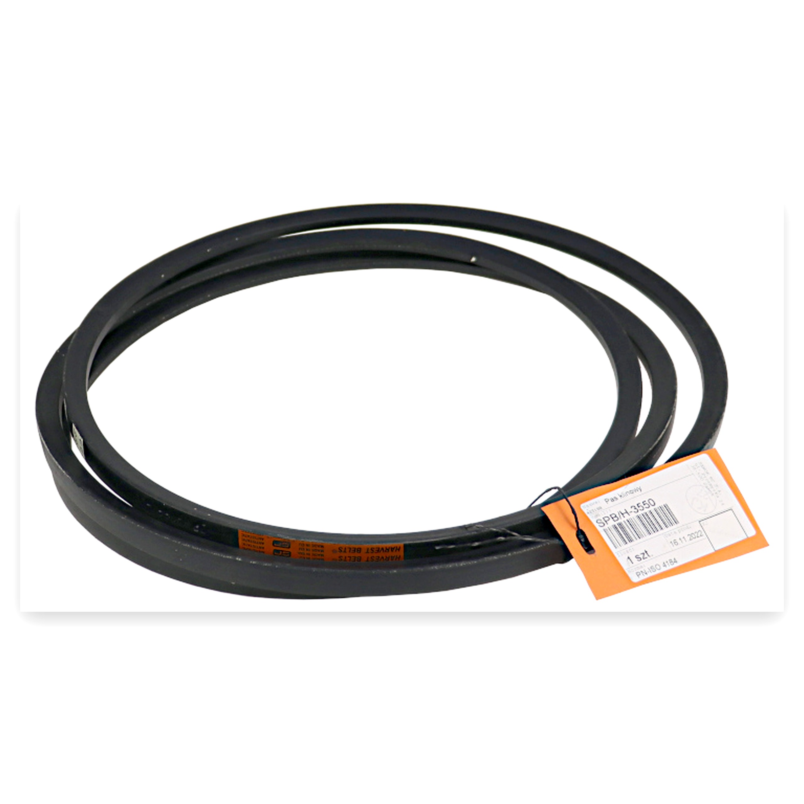 160f11b1ff33ea1acea7c731a674ea00.jpg Pasek klinowy SPB-3550 Harvest DR- Dronningborg czerwony Stomil