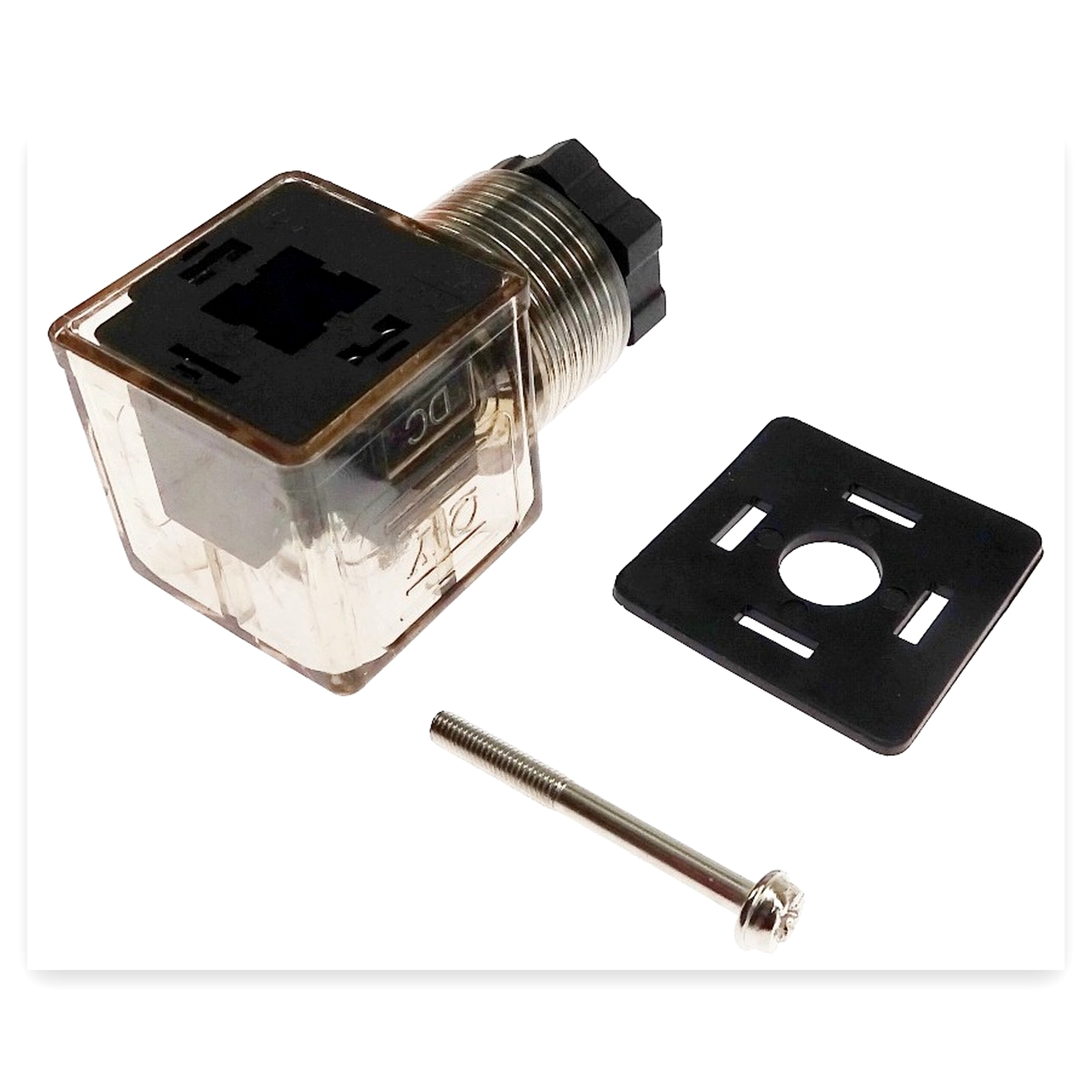 17dd584220d01326112cf6896c0a4a0b.jpg Wtyczka elektryczna 12 V 24 V (SP666) do zasilania cewek
