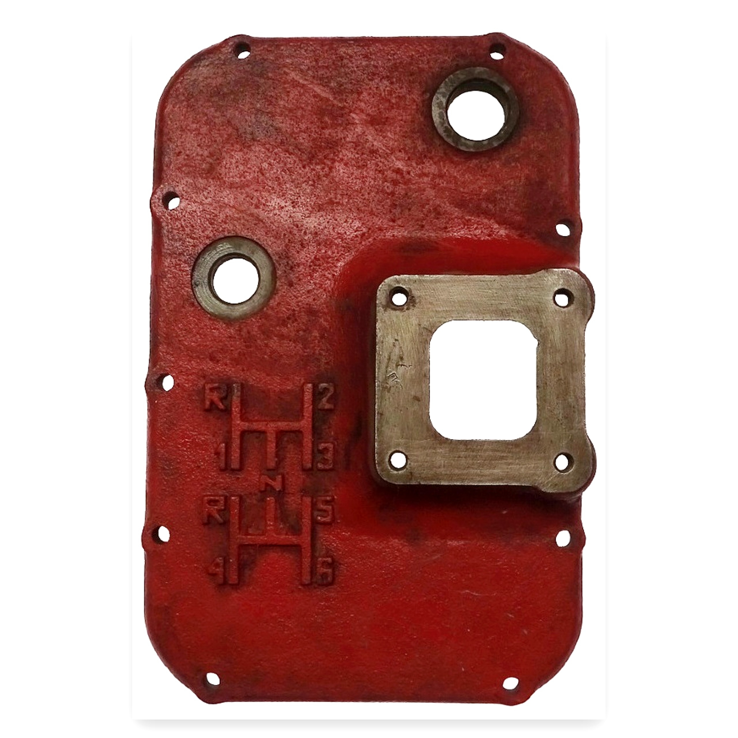 18eb0f4b0f78a5788d4f6a919ca4be27.jpg Pokrywa skrzyni biegów 320x210 mm 54x46 M8 do ciągnika Ursus C-330