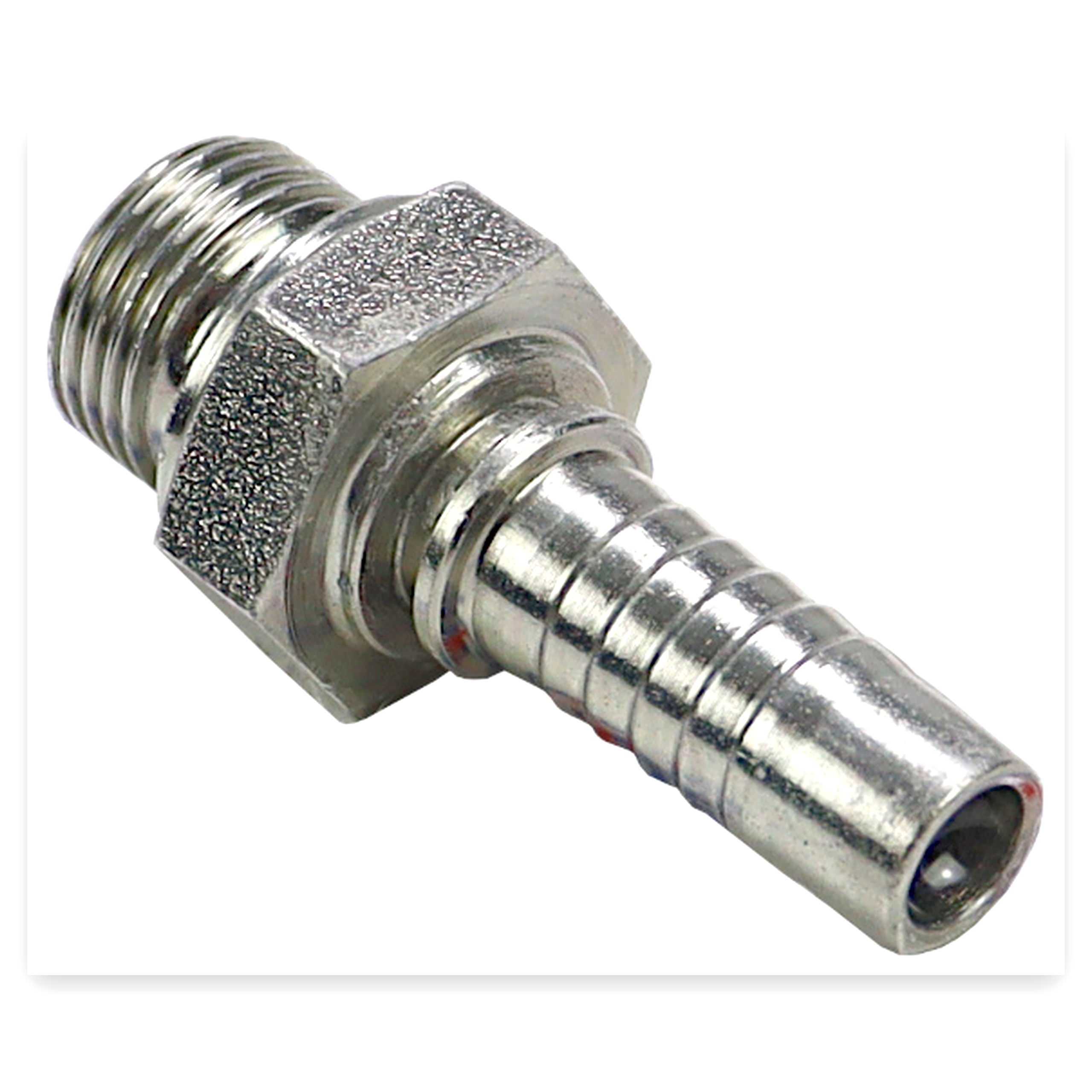 Końcówka prosta gwint zewnętrzny AGR DN13 1/2" BSP S27 duży sześciokąt