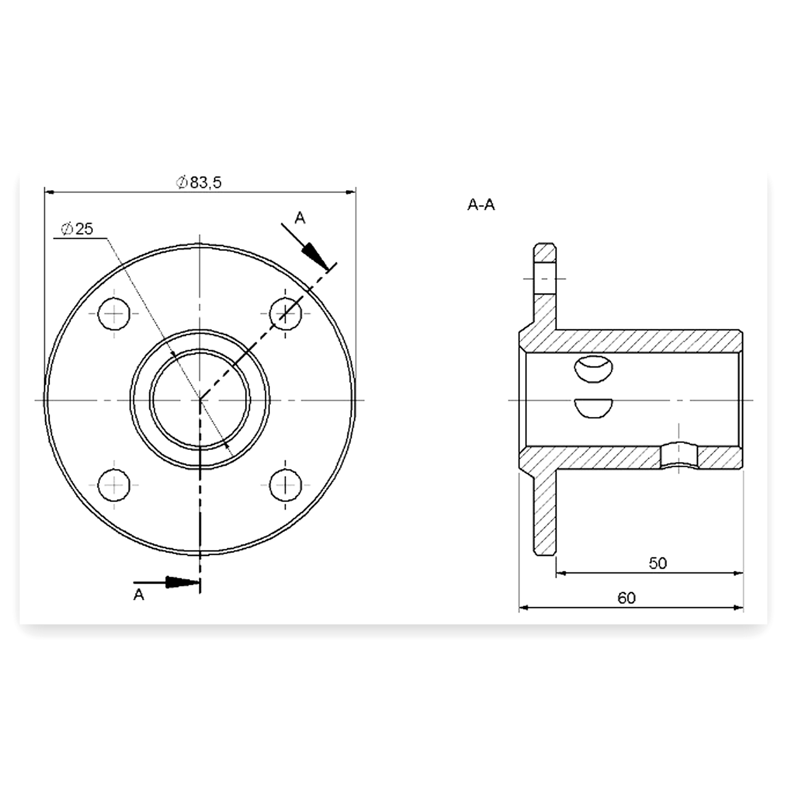 1d40ae9ea454776f4021f51dd227d0de.jpg Piasta tarczy rozrzucającej 4x8 4x10 mm