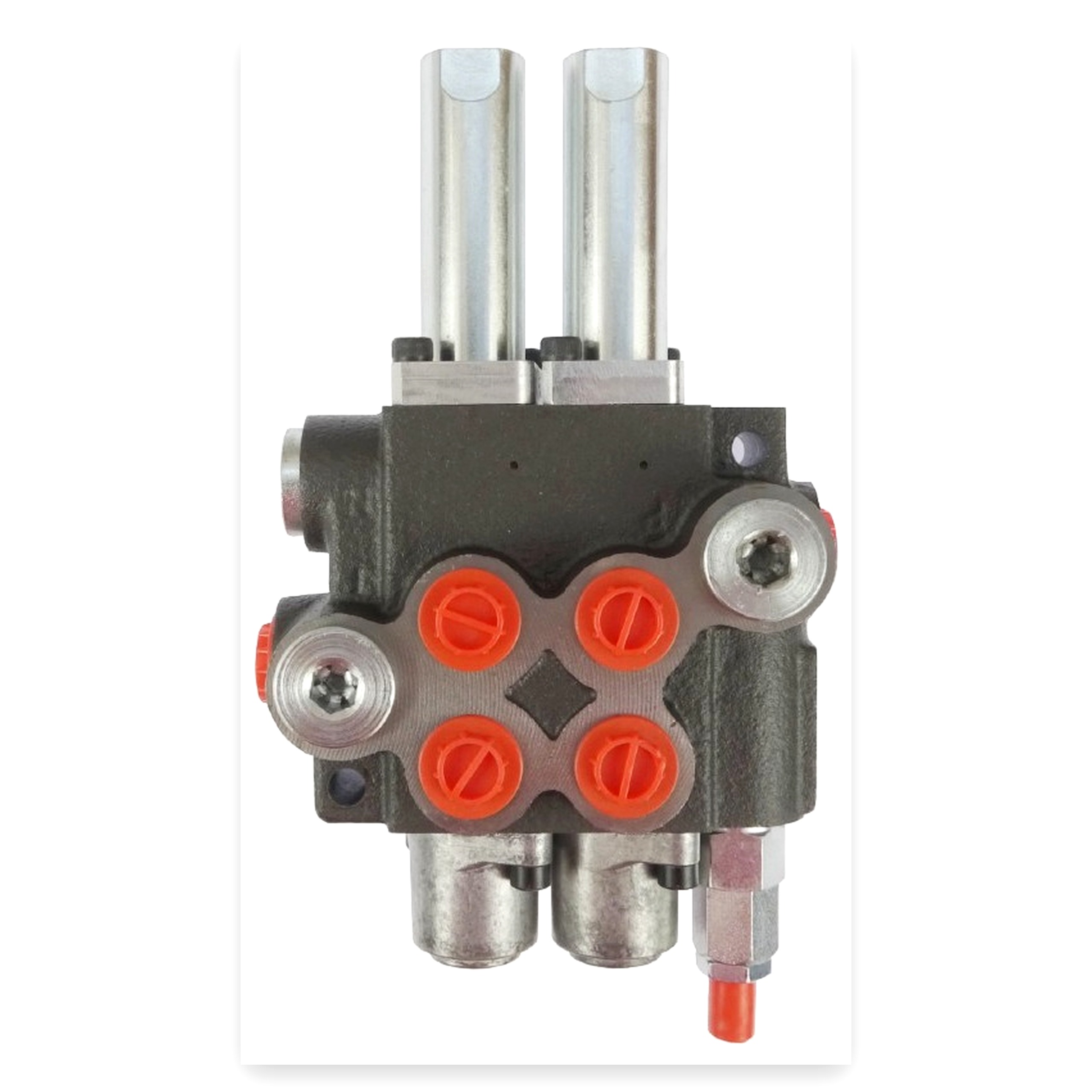 21e8c788415a3da93e4eadc491252759.jpg Rozdzielacz hydrauliczny dwusekcyjny ( 2-sekcyjny ) 40 L/min na linki