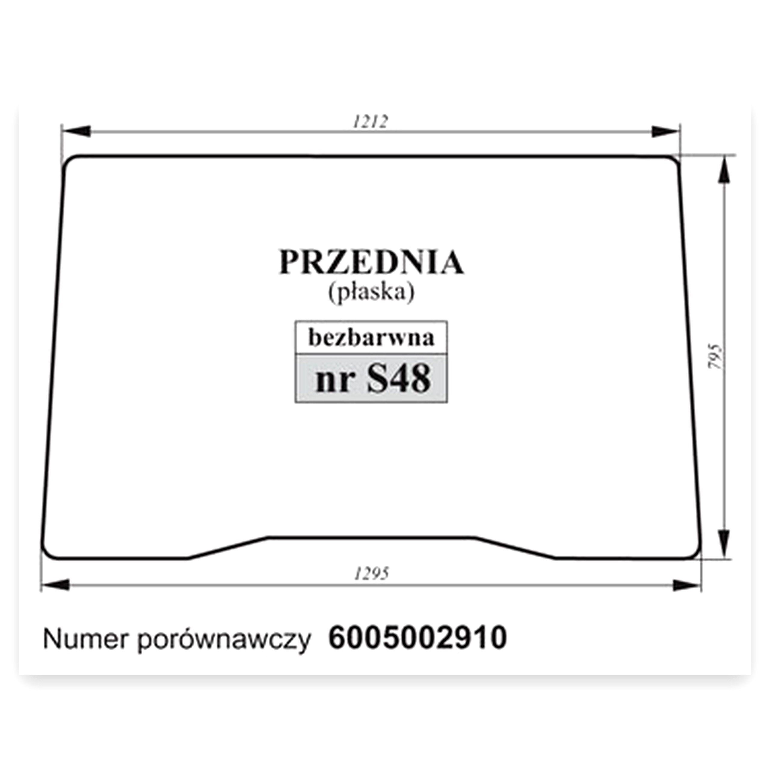 22b0b29b46129db736a020e205076b0d.jpg Szyba przednia Renault do ciągnika
