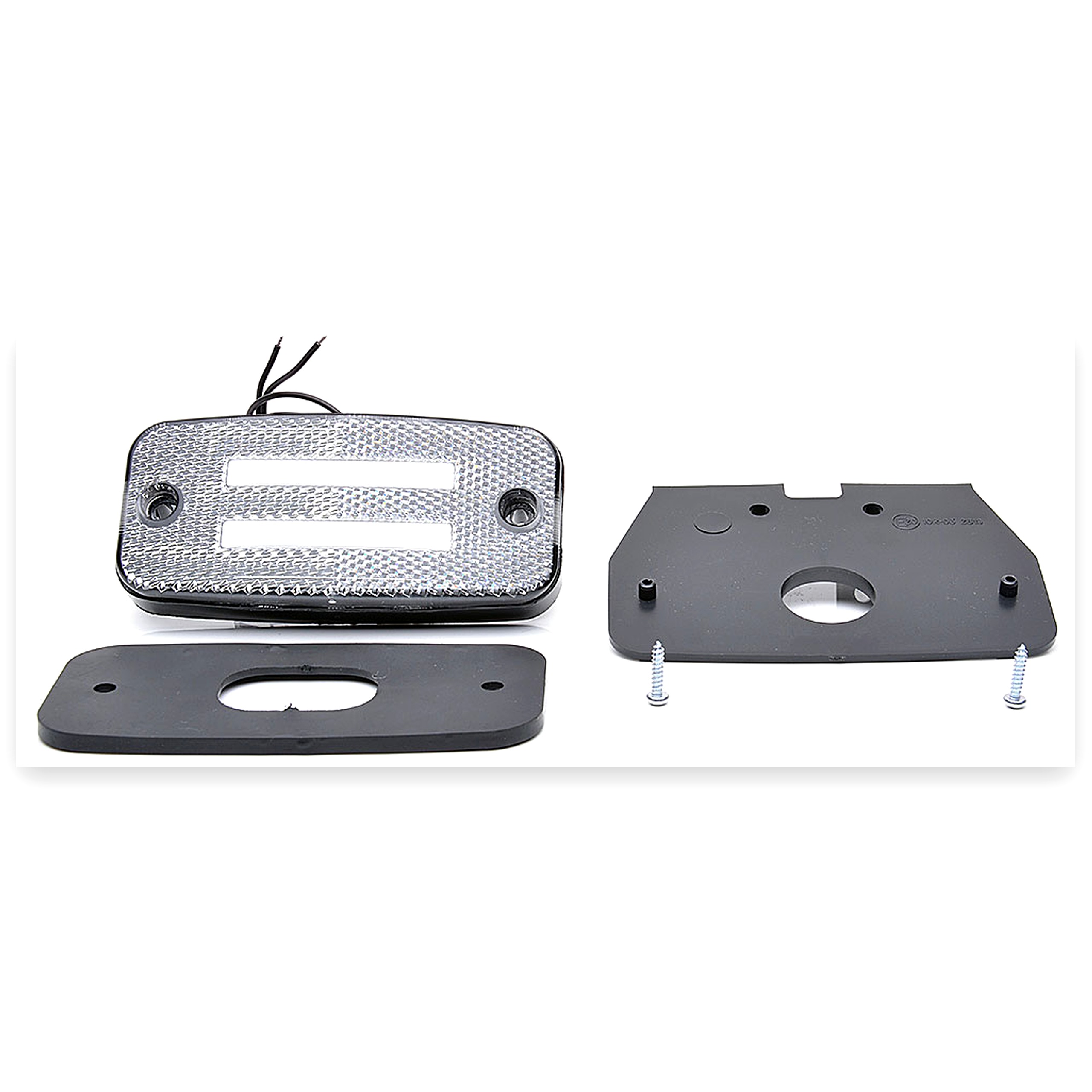 23aab69a4dec960b73420cfe028cd98e.jpg Lampa obrysowa pozycyjna przednia W158 12 V/24 V wodoodporna IP68 LED