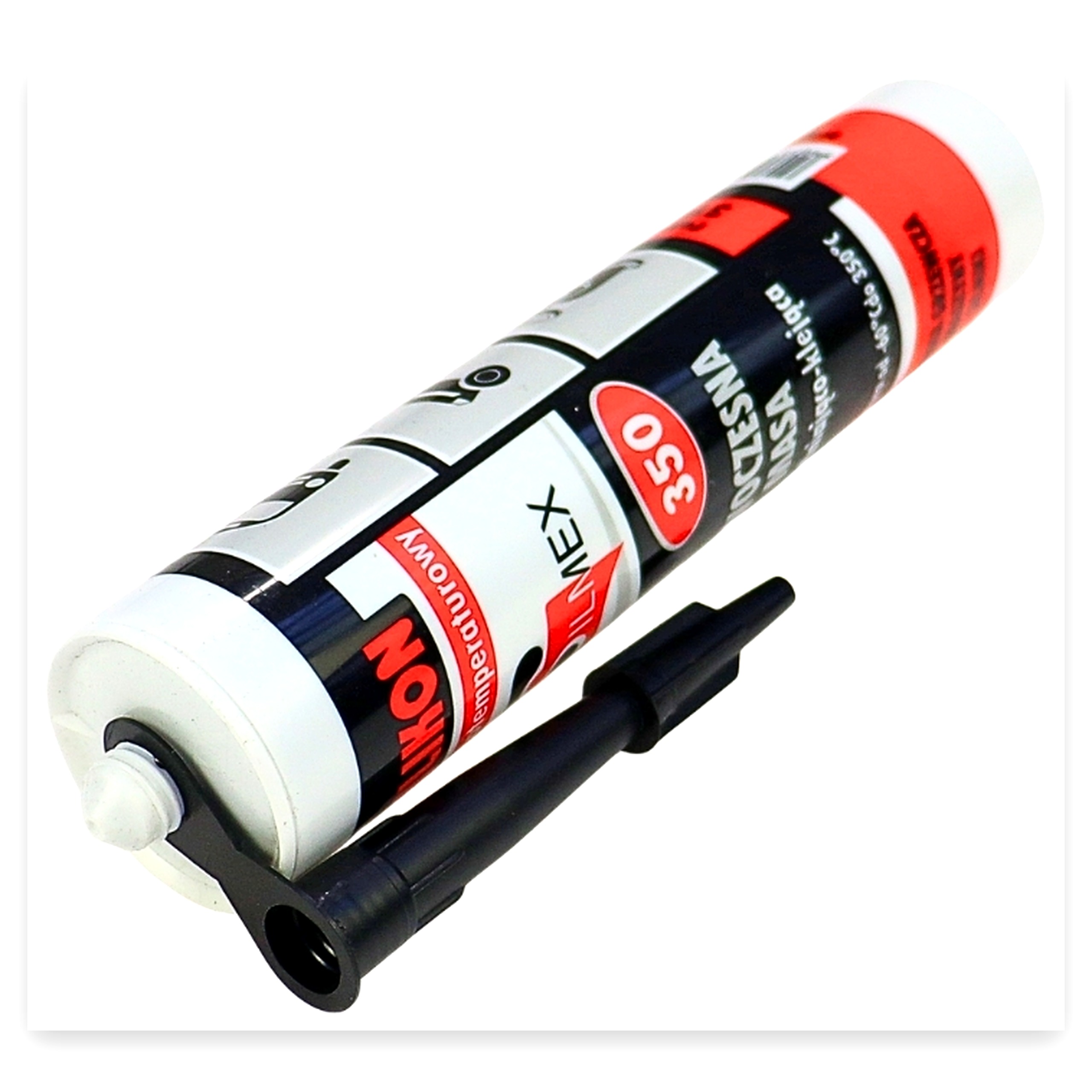 26a93af294c3325f6ba94b1dfed343ee.jpg Silikon wysokotemperaturowy kartusz 310ml od -60do +350C czarny