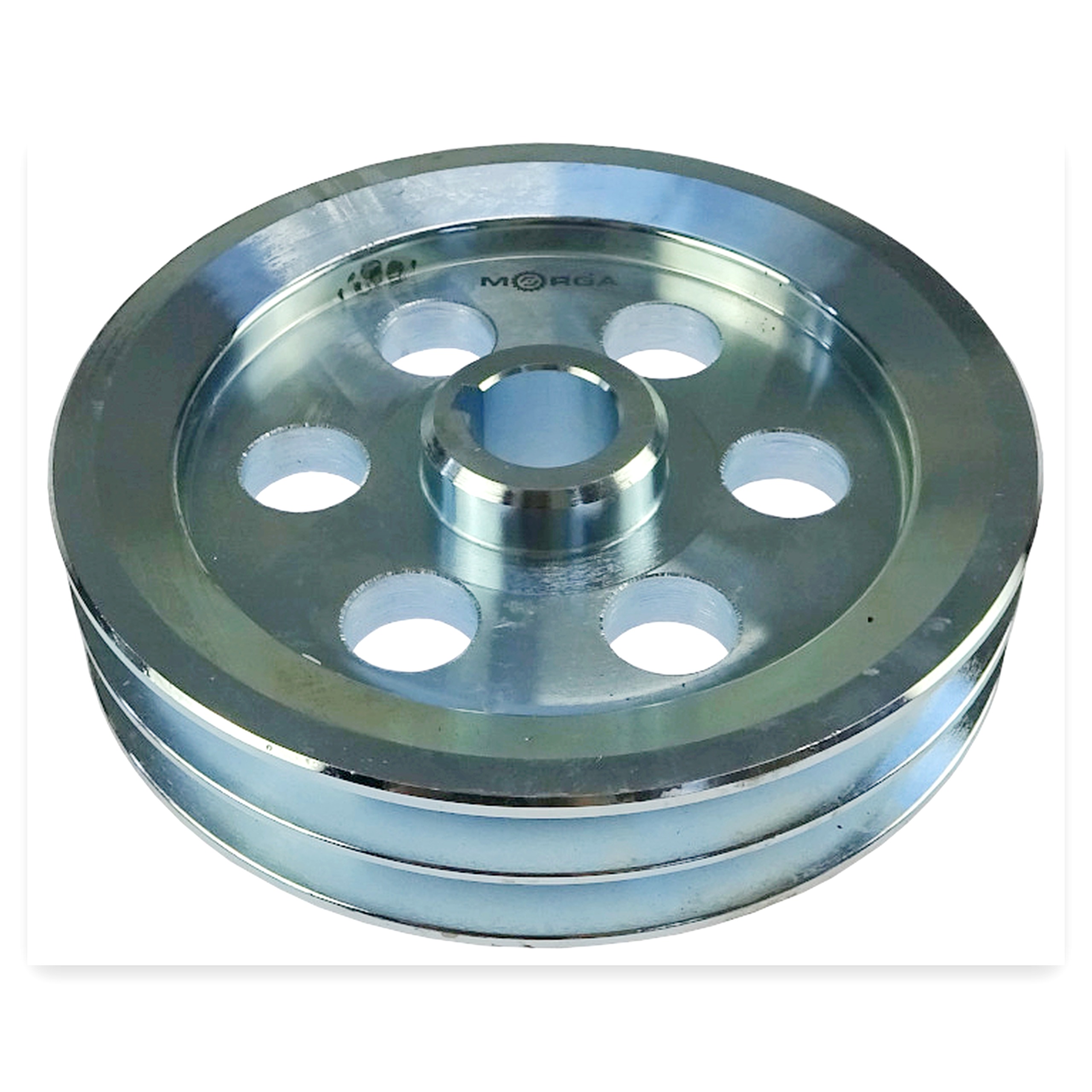 293e73bef8bb39e073350484a0fcfcb6.jpg Koło pasowe 2 paski 2 SPB / 2 HB FI-200 otwór 30 mm stalowe MORGA