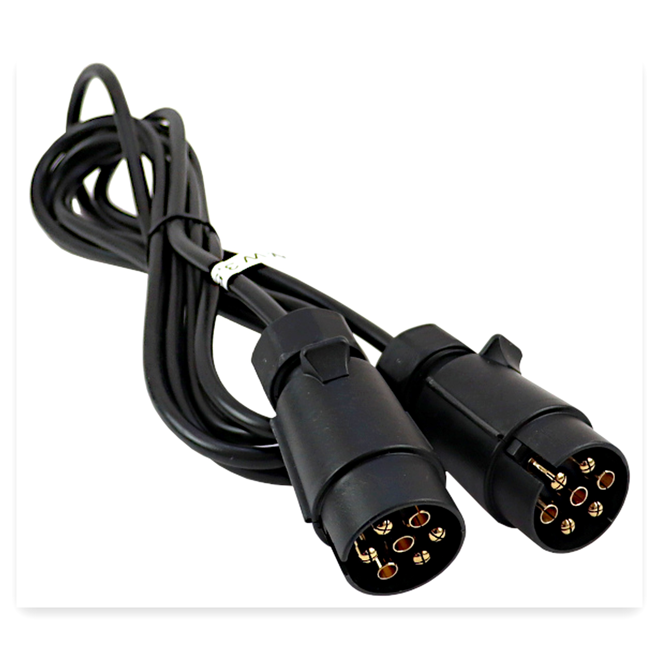 29dd6017567d596f44a4e93298c64d8d.jpg Przewód elektryczny podłączeniowy przyczepy 5x0,75 3,5 m dwie wtyczki