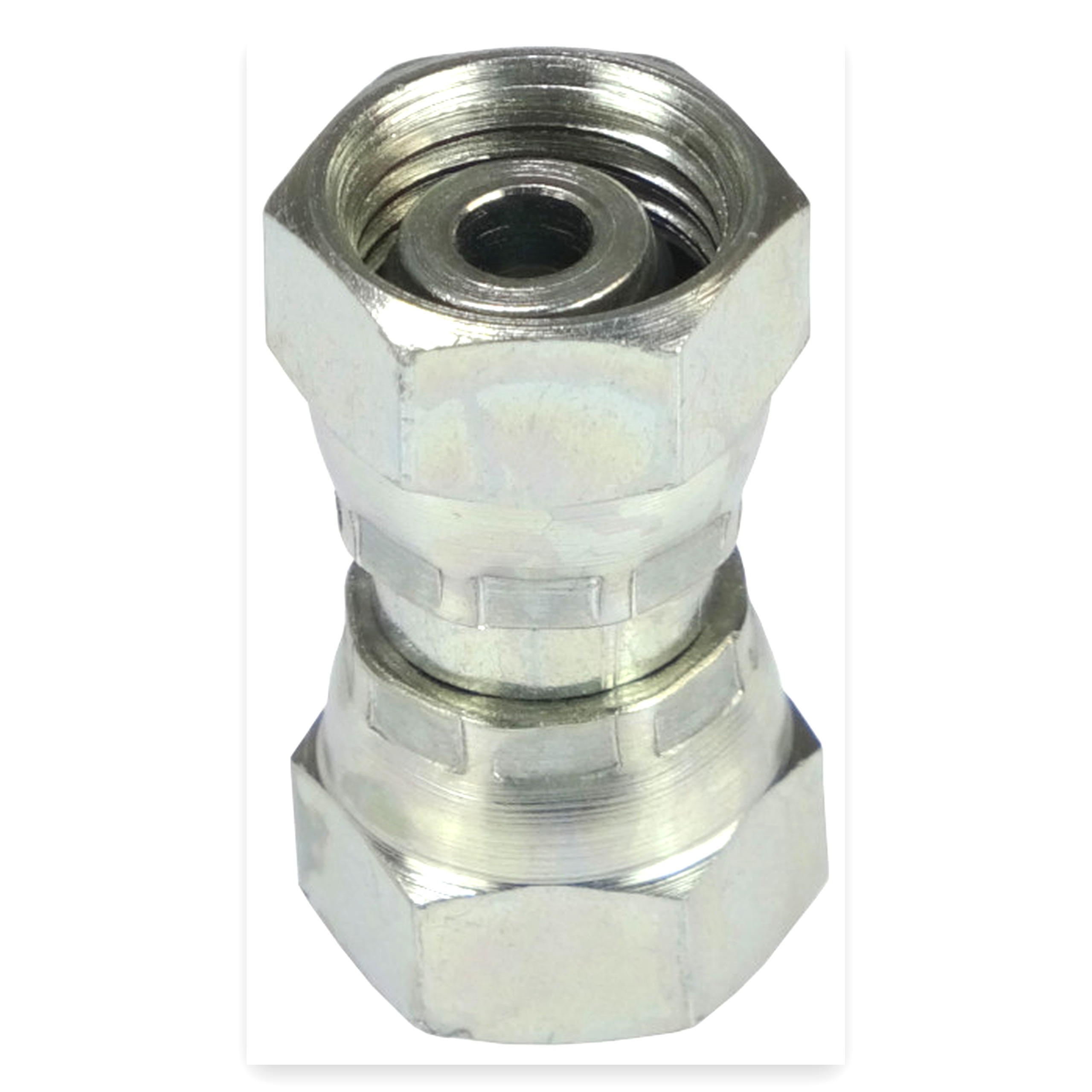 2fabc8c86a05ae15076a7021ddc227ec.jpg Złącze - złączka hydrauliczna - prosta z dwoma nakrętkami AA M16x1,5