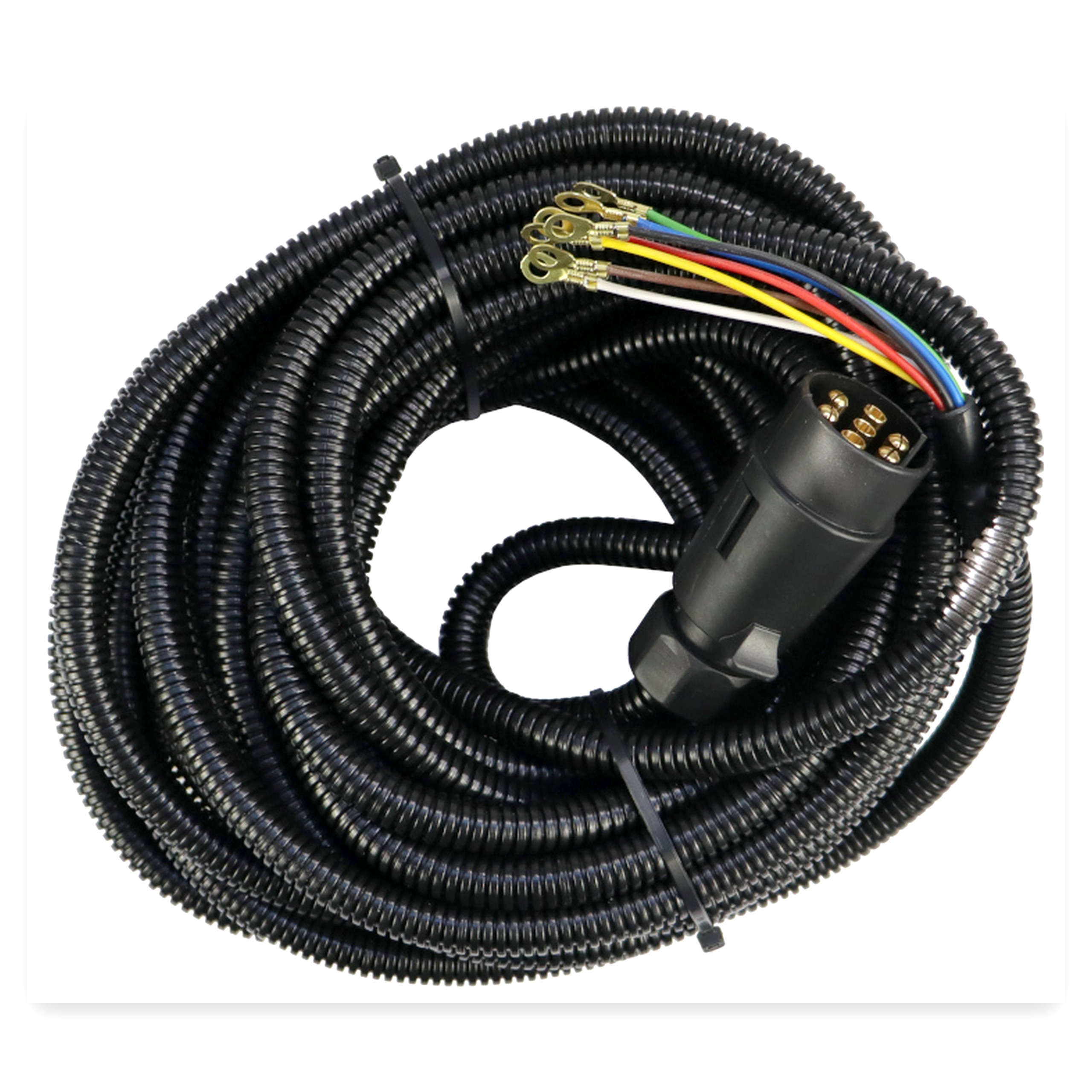 321bfaa016ed448fa0a258c2dbf65942.jpg Przewód elektryczny podłączeniowy przyczepy 7x1 12 m peszel ELMOT