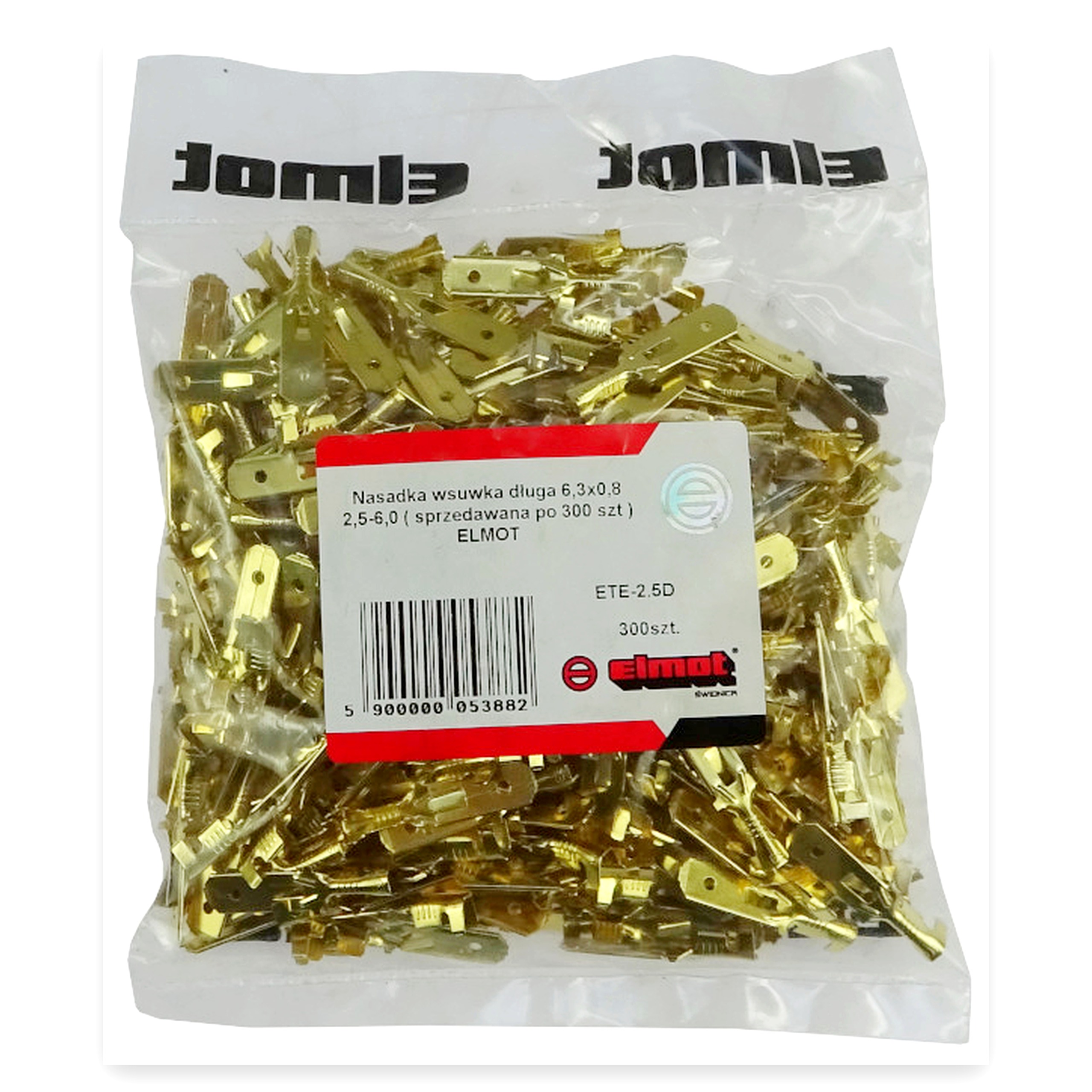 35dacf2c7aa7870fdeda7a8b46684c88.jpg Nasadka wsuwka długa 6,3x0,8 1,0-2,5 GB0,38 L28,0 ( sprzedawana po 300 szt ) ELMOT widoczna cena za 1 sztukę