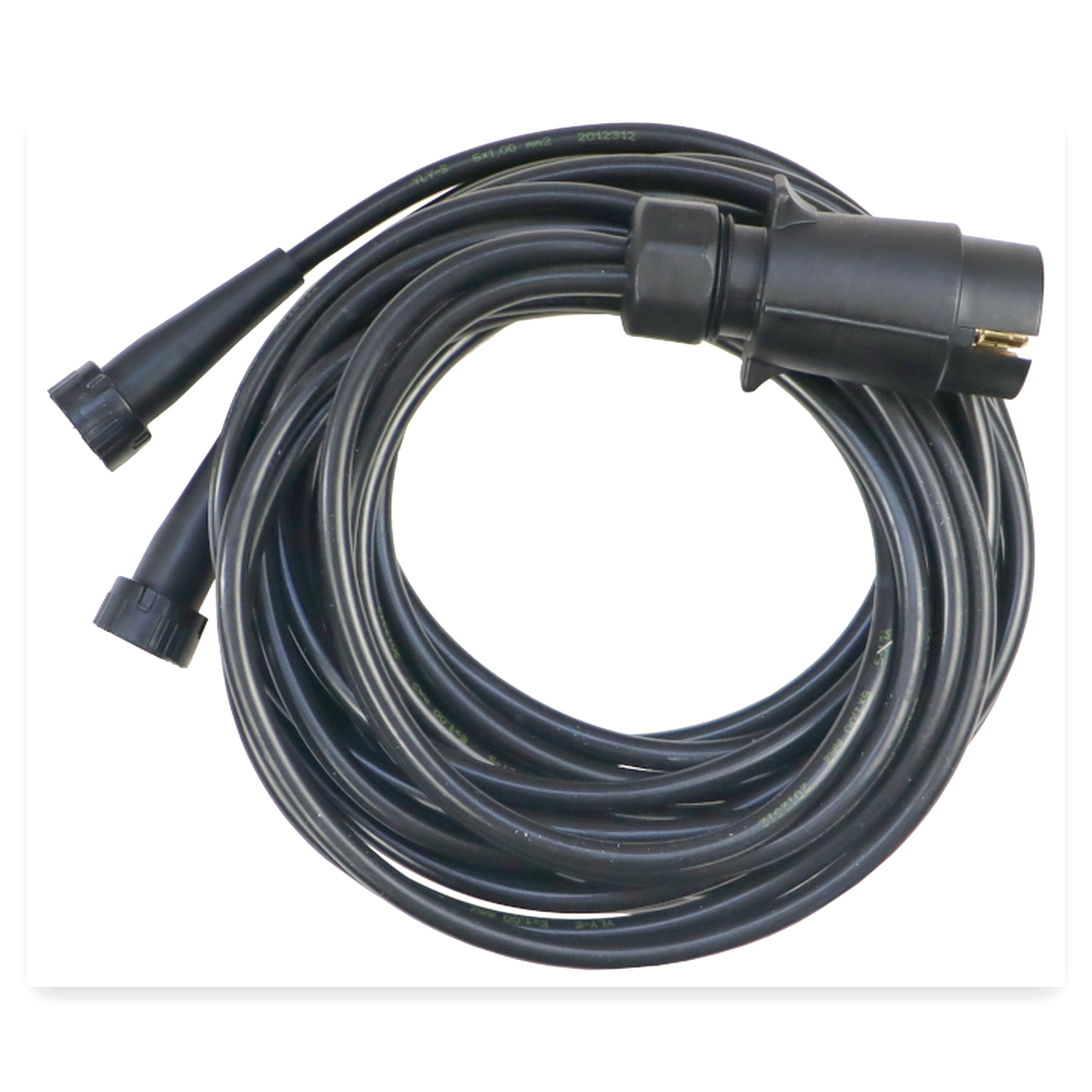 36178c780d53af3bd7b50b01bb304163.jpg Instalacja elektryczna przyczepki 5 m wtyczka 7PIN bajonet 5PIN (kabel