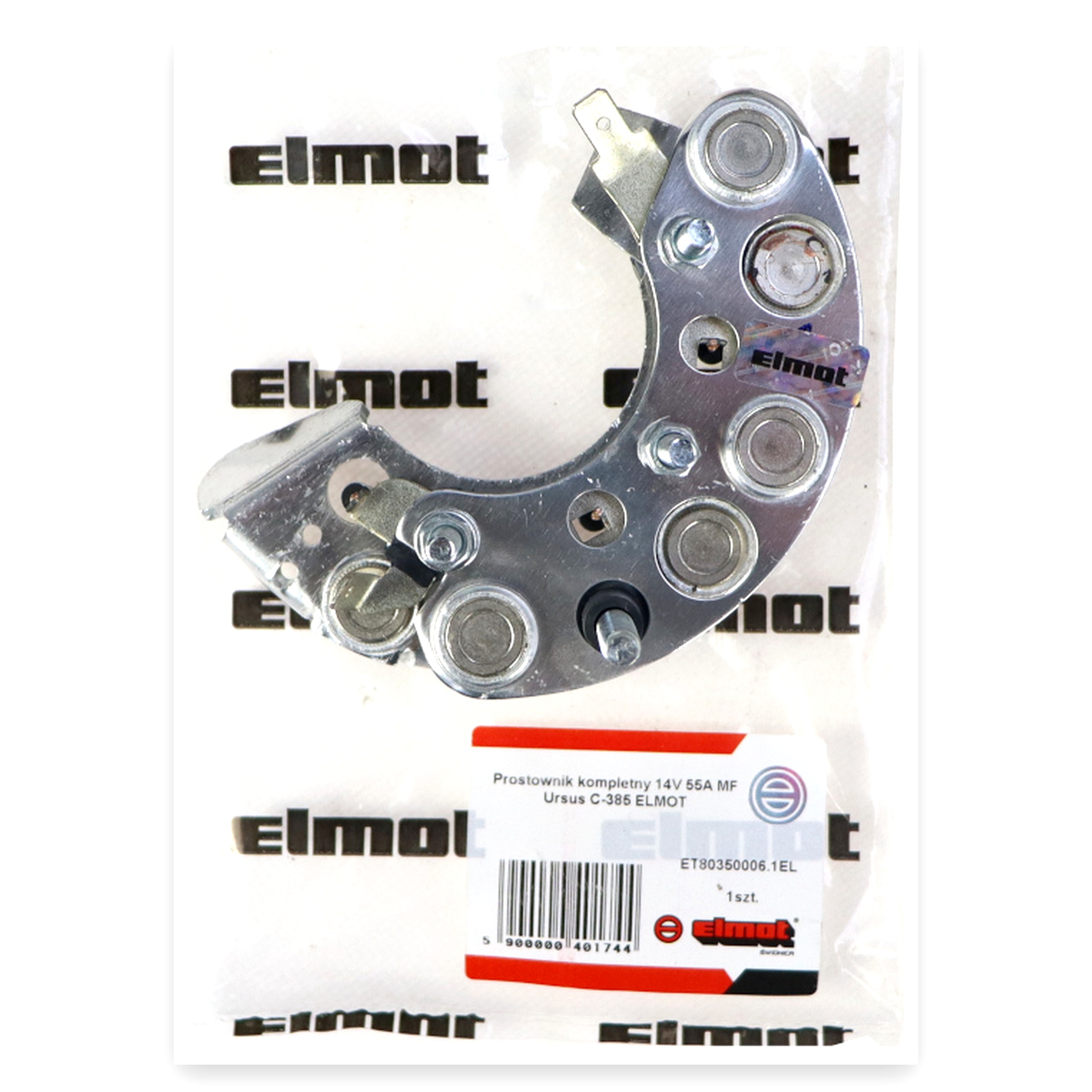 Prostownik kompletny alternatora 14 V 55A MF Ursus C-385 ELMOT