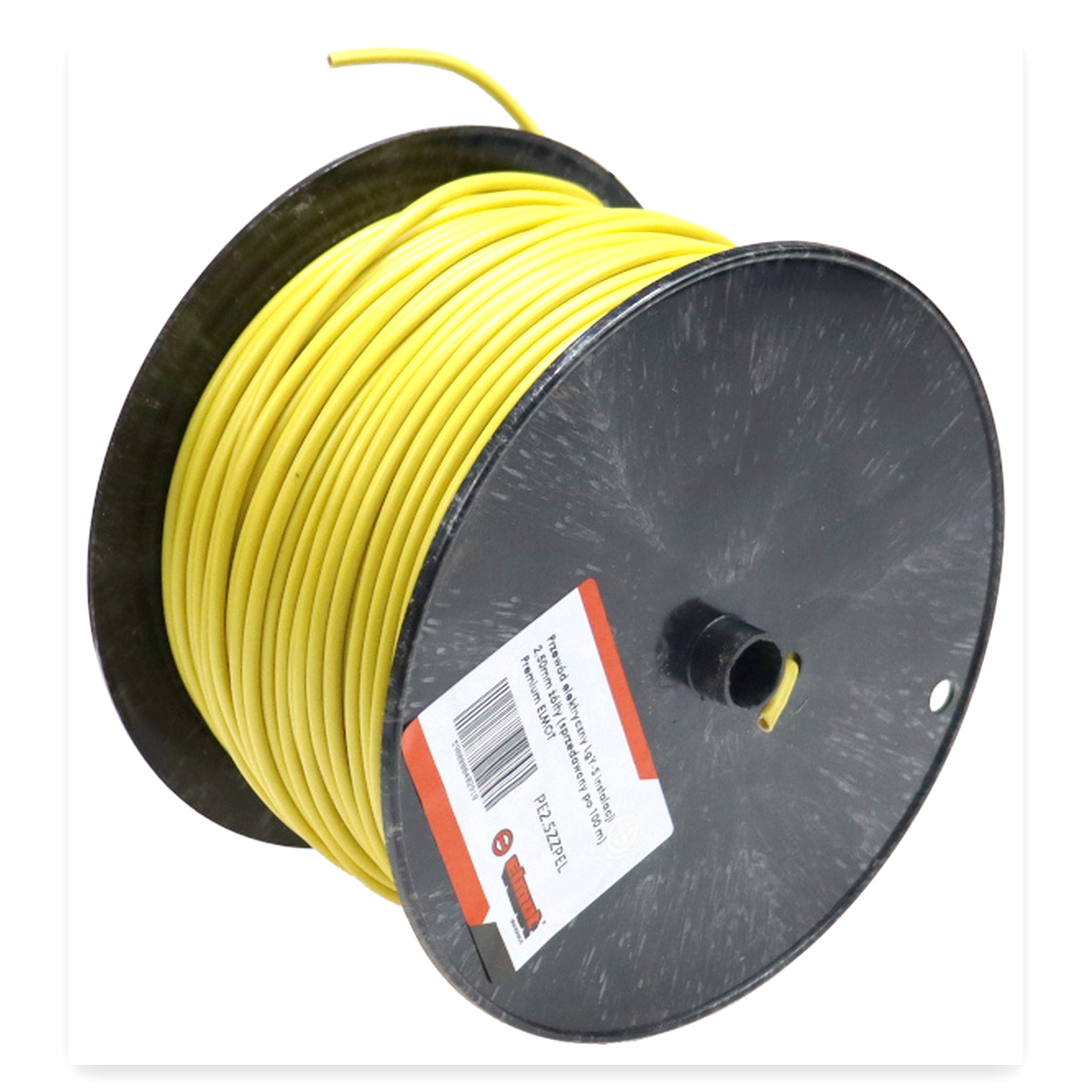 385173eda939338fe7c74aad298dfe19.jpg Przewód kabel elektryczny LgY-S instalacji 2,50 mm żółty (sprzedawany