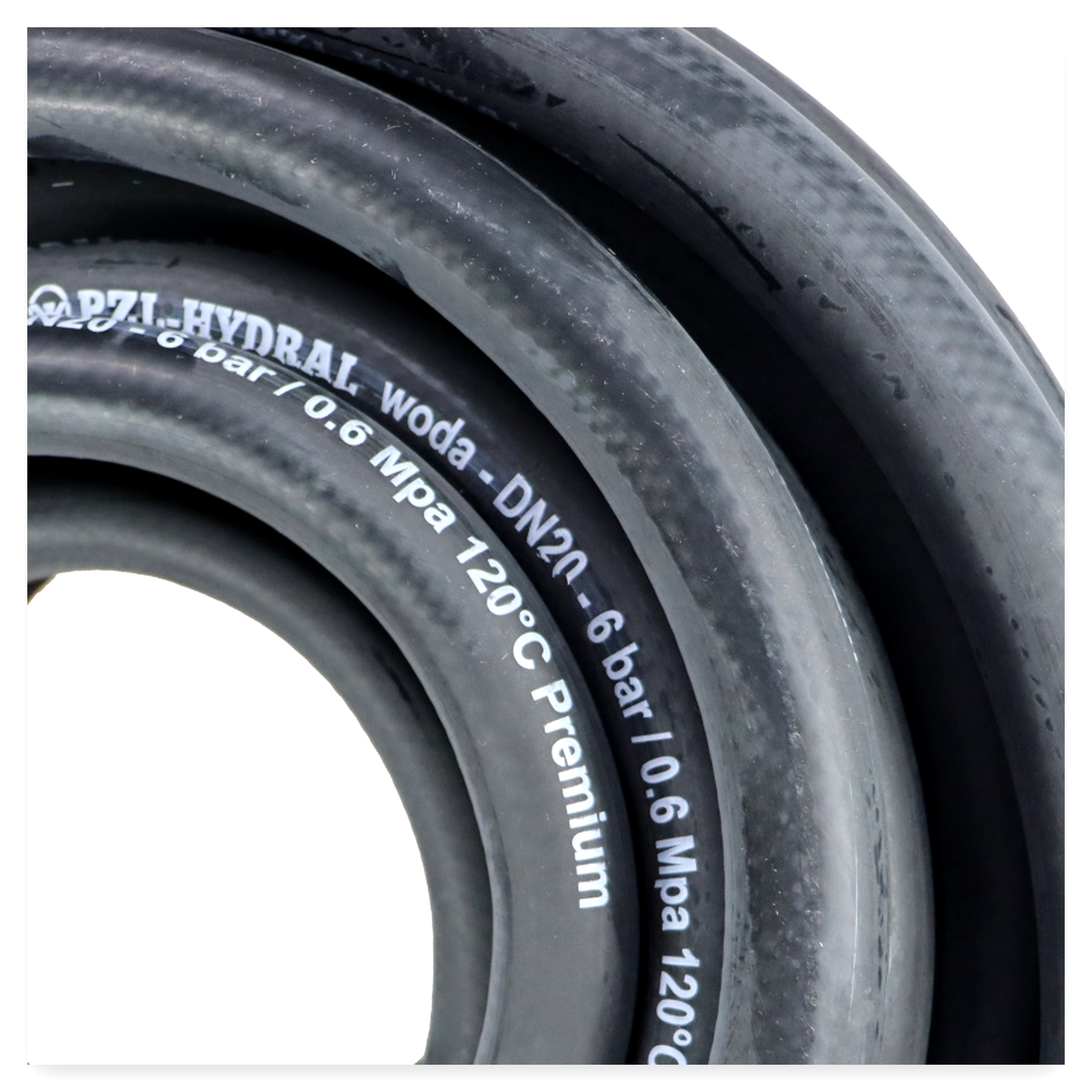3a4845a0f778815cfb33cc0d3d55f32b.jpg Wąż do układu chłodzenia i gorącej wody - EPDM DN20 - 6 bar / 0.6 Mpa