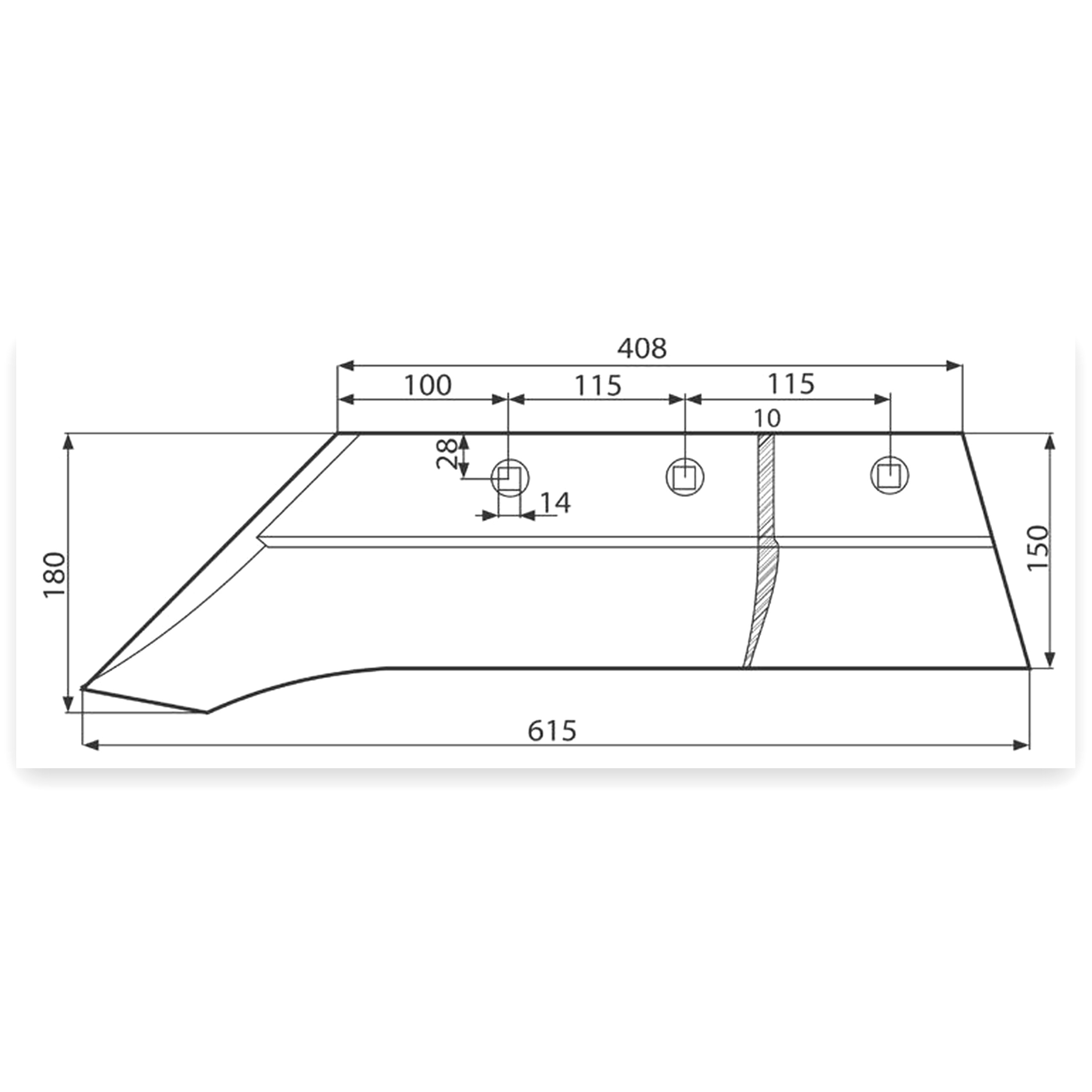 3ac3130c2fd1517a9b3ab8f2f6dd8143.jpg Lemiesz pługa polskiego 1023 2 / 3 skibowy wzmocniony poszerzany 7,2