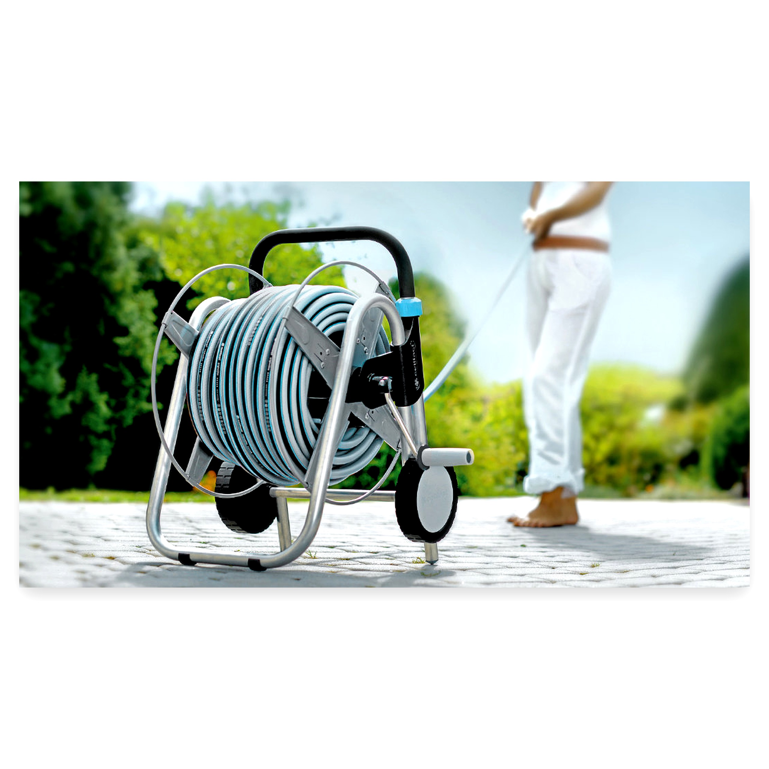 Wózek metalowy na wąż EXPLORER 1/2" 60 ERGO