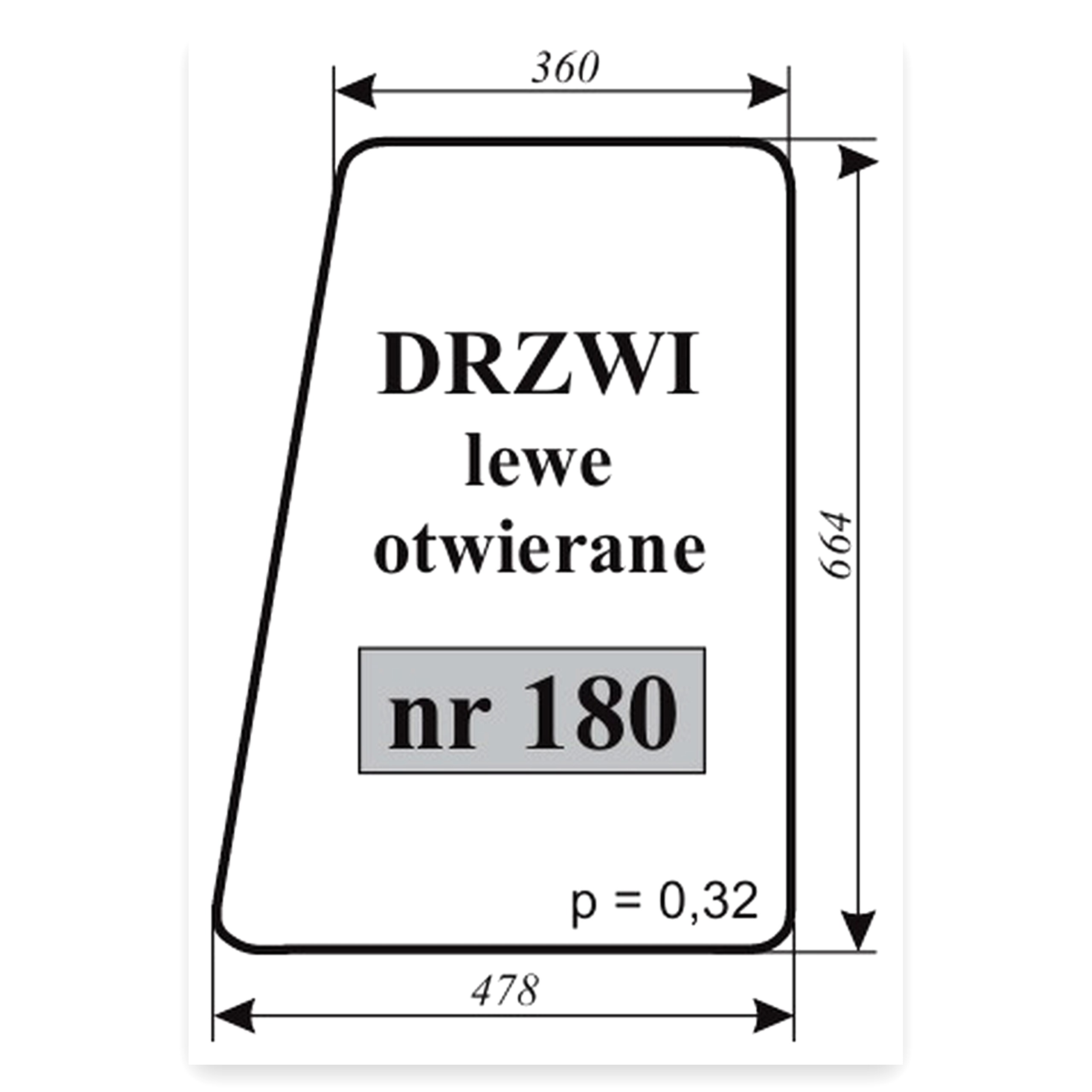 3b1b8e7c4d01beb3d29b36bcb9f8b986.jpg Szyba drzwi lewe otwierane C-330 kabina Osiny