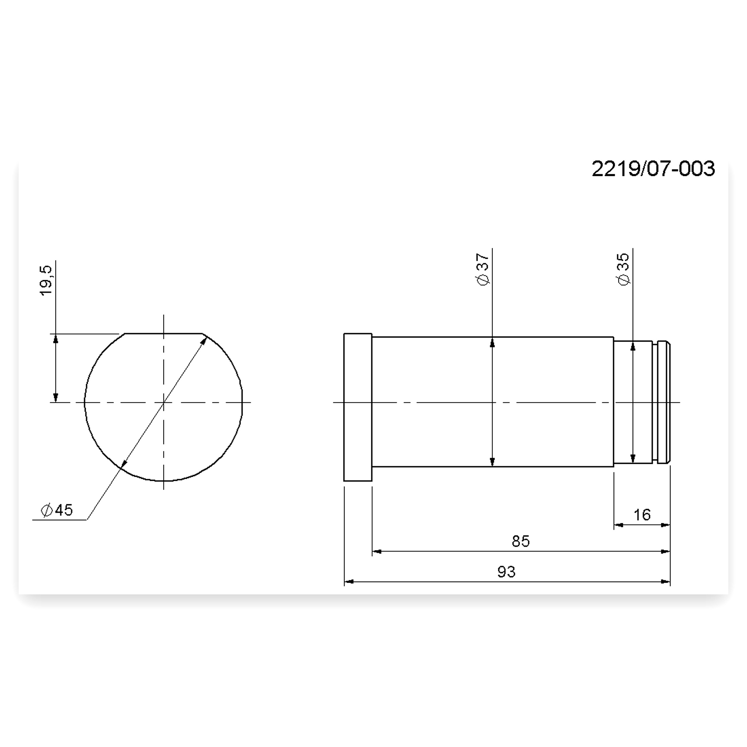 3c39b92ba63a9bc904e99016ab24108b.jpg Sworzeń koła prowadzącego FI-37 mm rozrzutnik obornika Rolmus