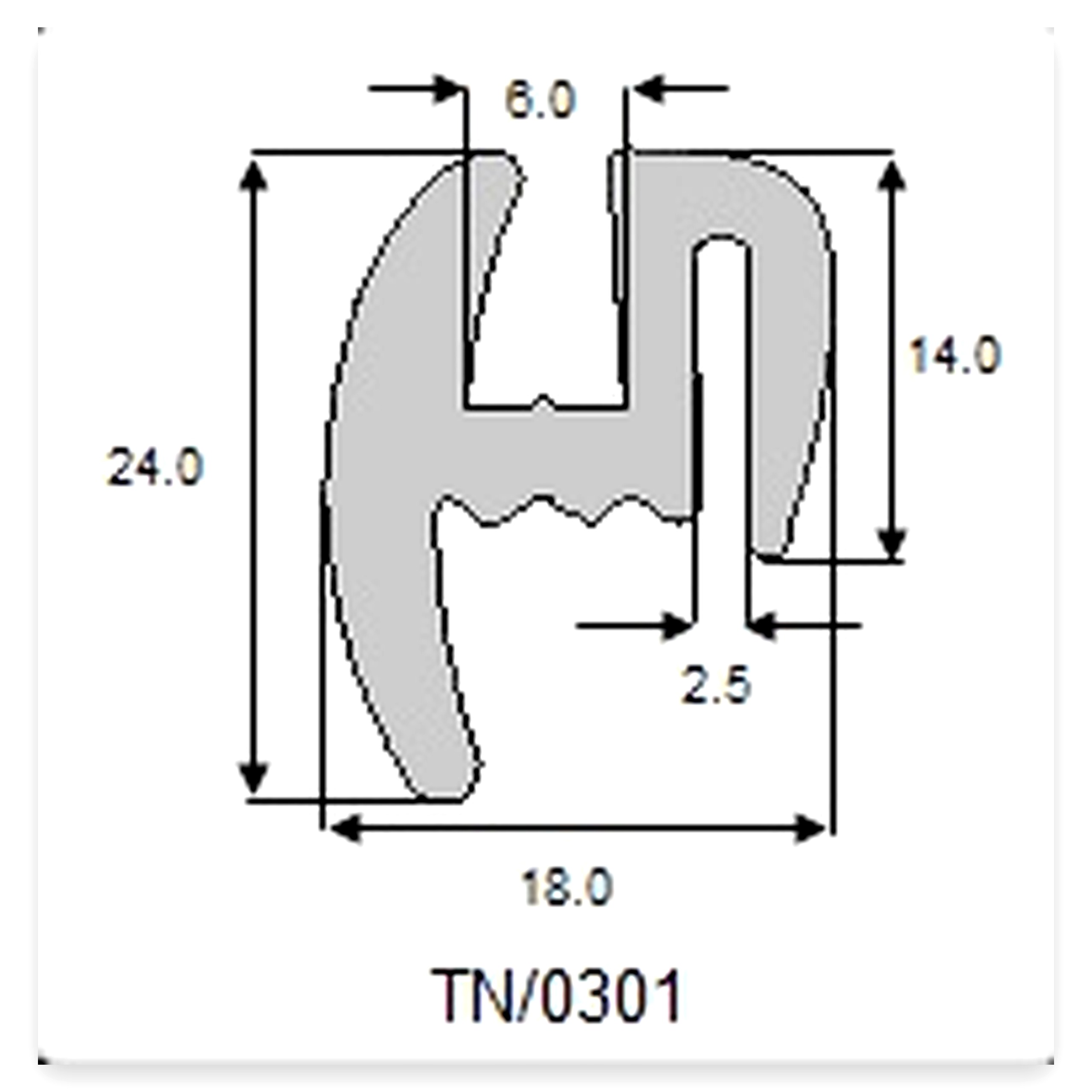 407e5369c9b44f9a35c1bfcc9ce2f644.jpg Uszczelka okienna TN sprzedawana na paczki (paczka 20 m) Ursus C-330