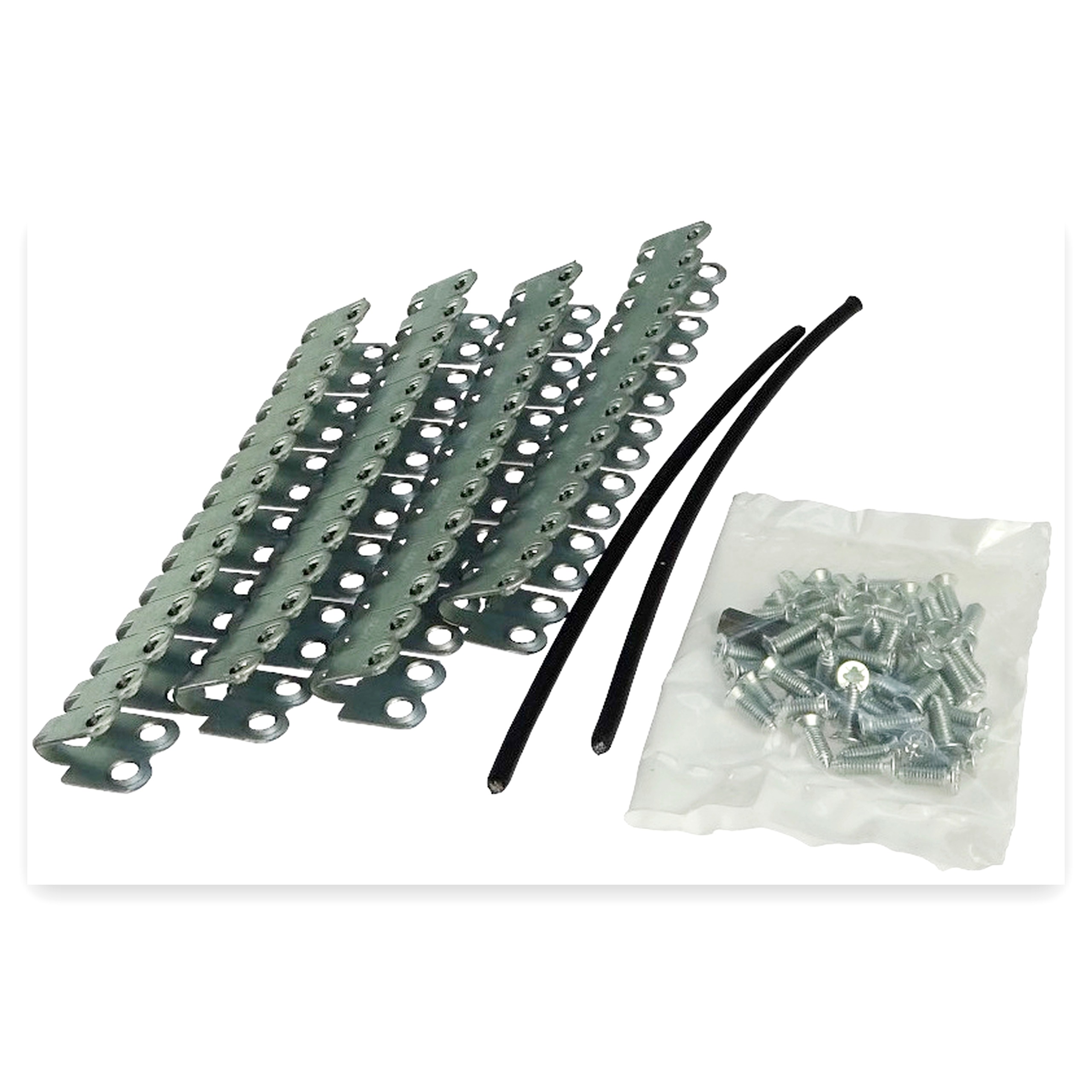 Zestaw spinek pasa prasy rol. 2x170 mm+56 wkrętów+ Bit PZ2