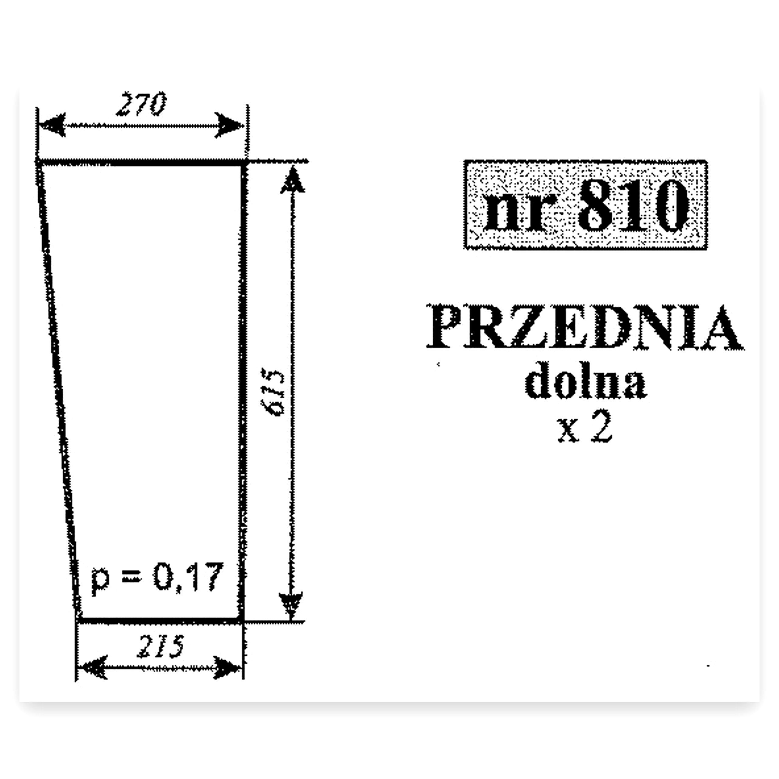 42cfa8796d30bdc99764f65a85beea87.jpg Szyba przednia dolna do ciągnika Ursus C-360