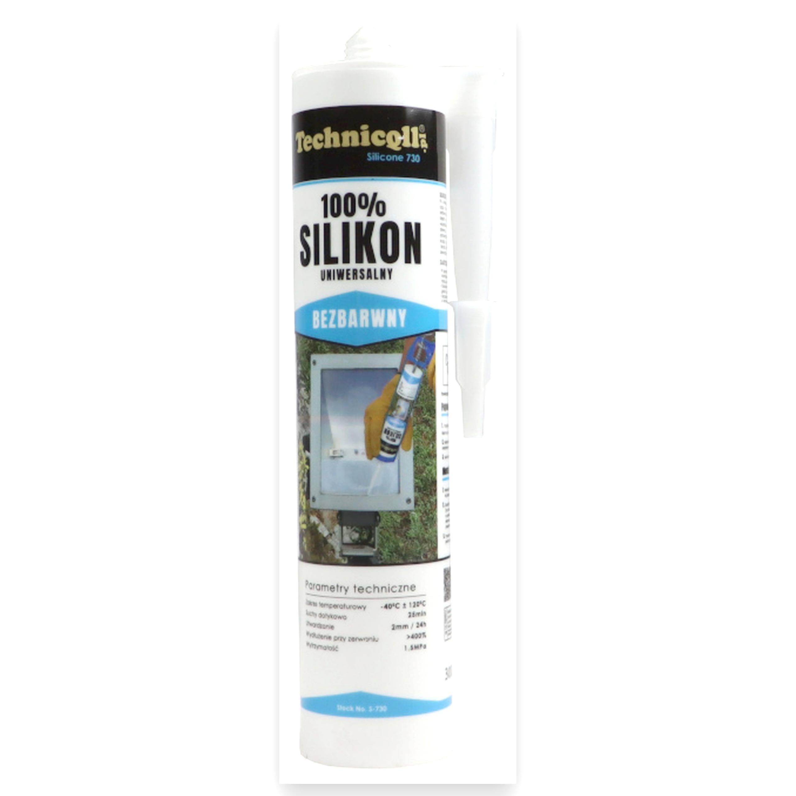 43f5484b5ff969c32079df481833fc51.jpg Silikon na bazie polisiloksanów uniwersalny kartusz 300ml bezbarwny