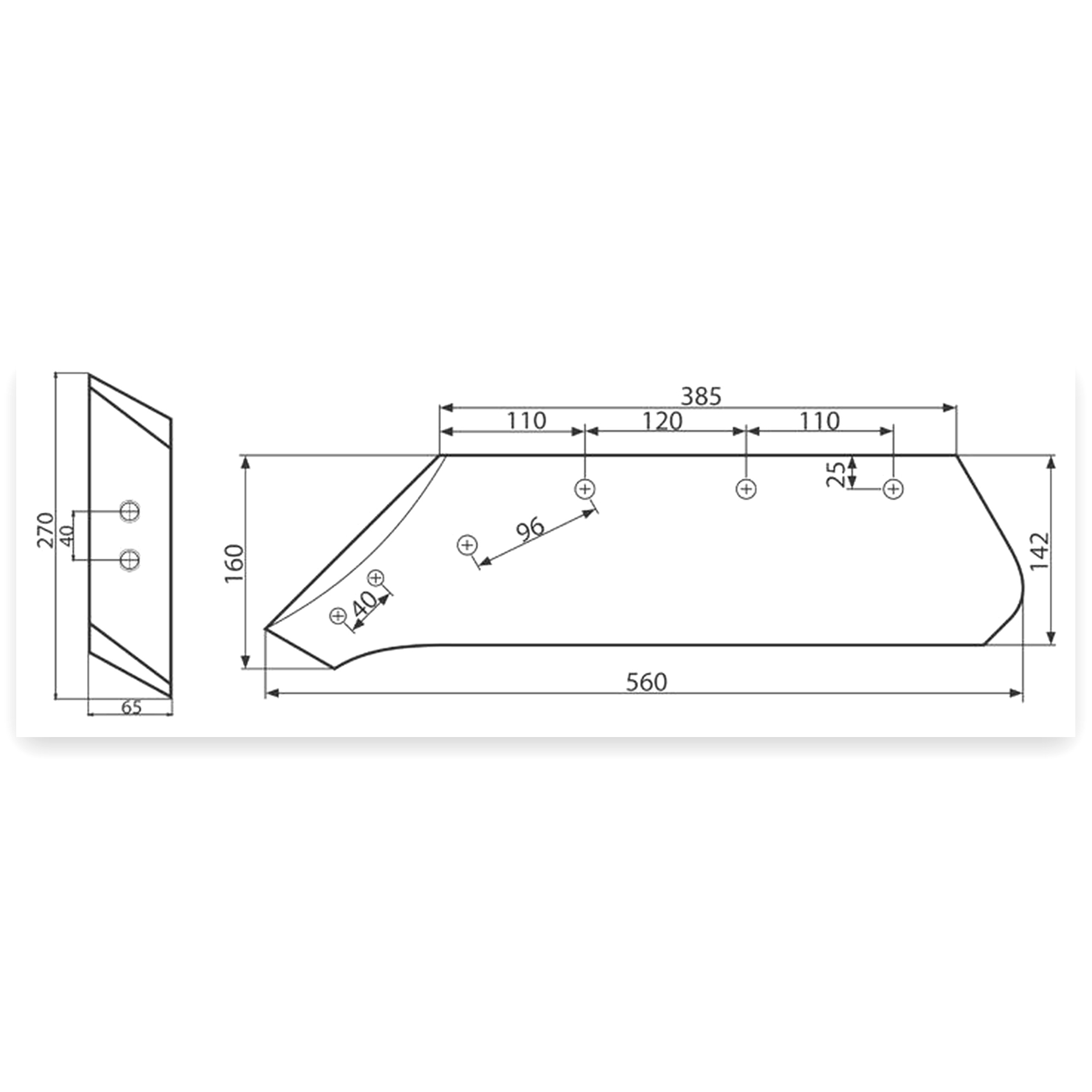 44f315f7e6fcf6f6460ea97d0de47120.jpg Lemiesz prawy z dłutem kompletny 16" Kverneland