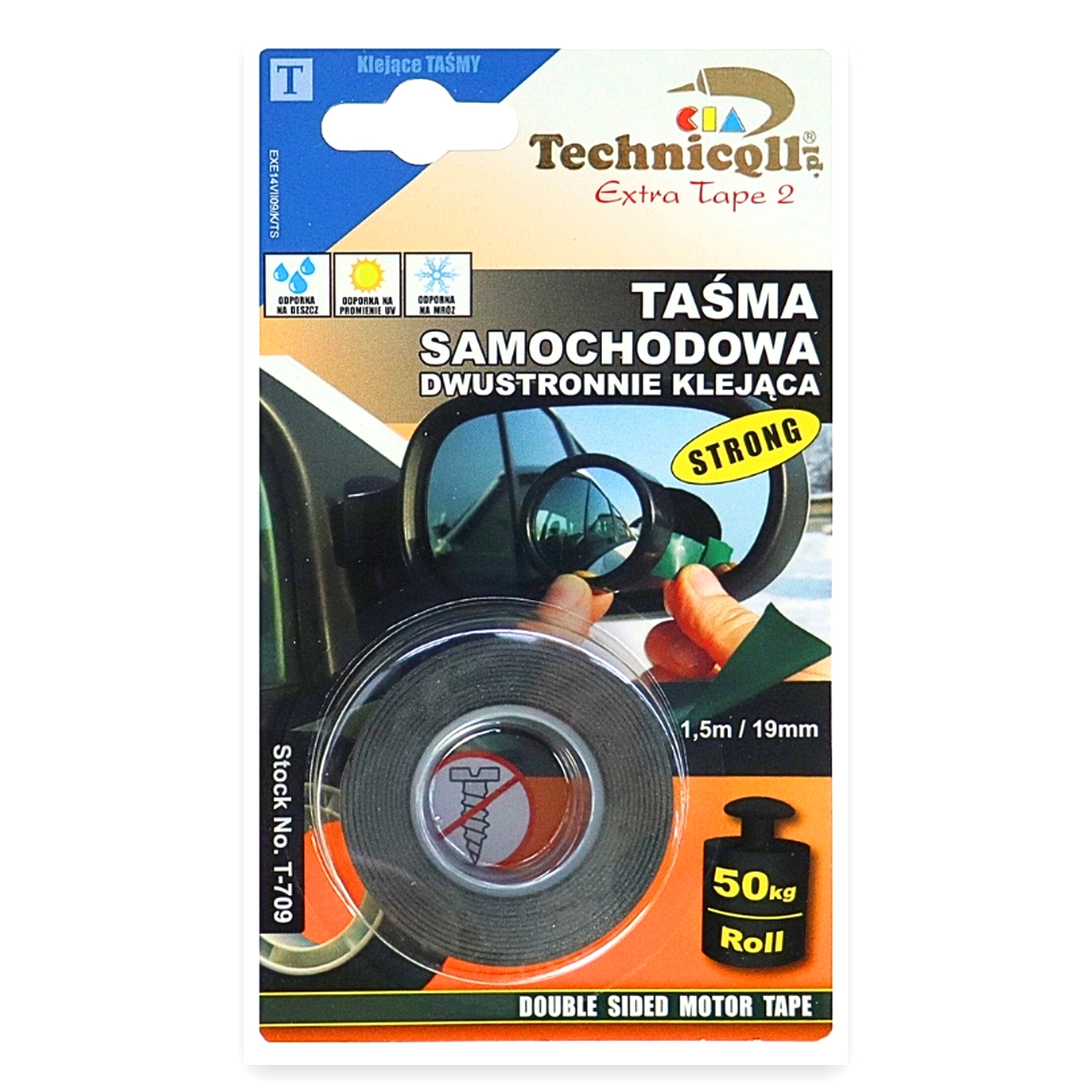 4b8c325396c6207d9e61111bd70e0494.jpg Taśma samochodowa dwustronna uniwersalna 1,5x19 mm T-709 Technicqll