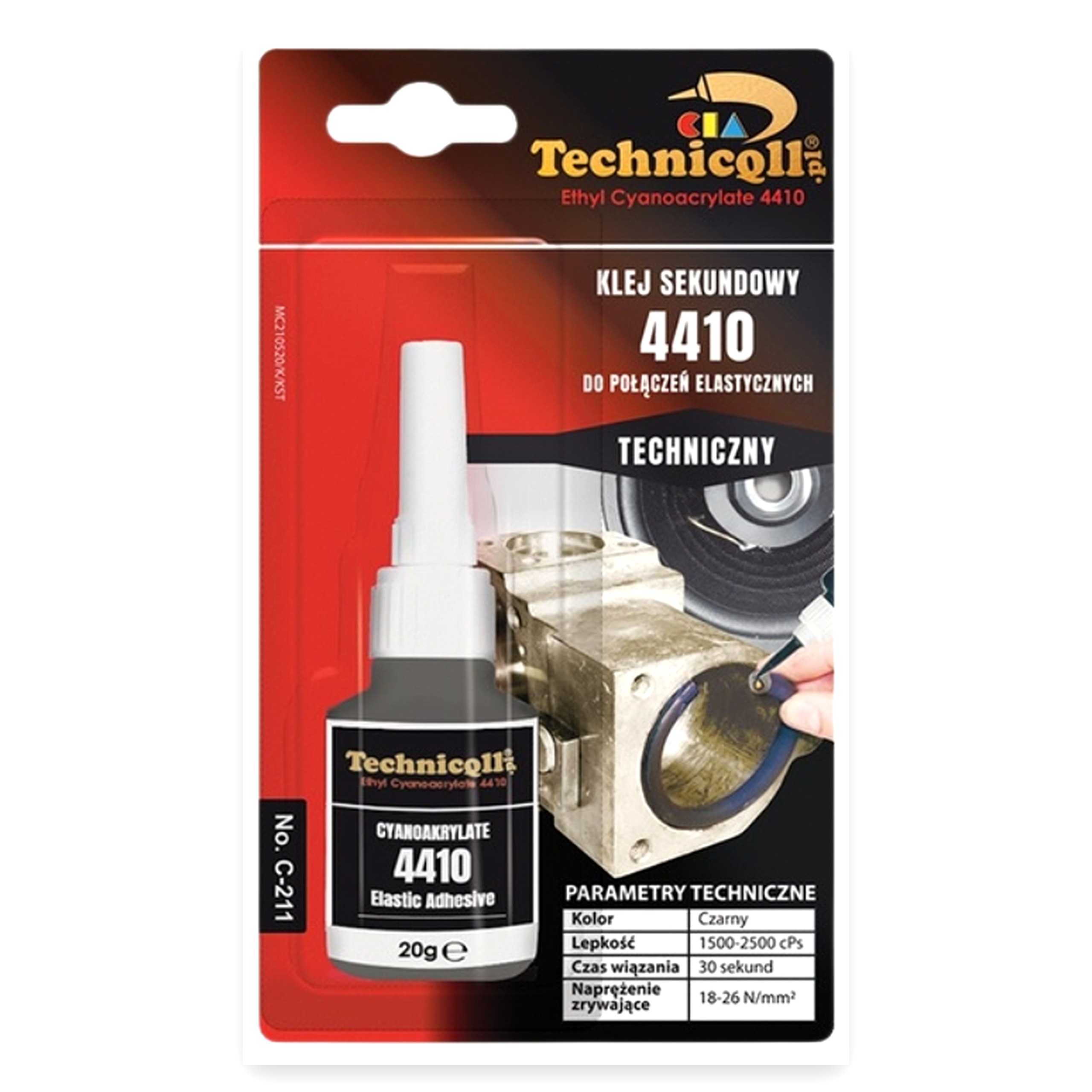 4bf54517c38c2d5f6eabaf5f8d834424.jpg Klej cyjanoakrylowy sekundowy elastyczny 20g C-211 Technicqll