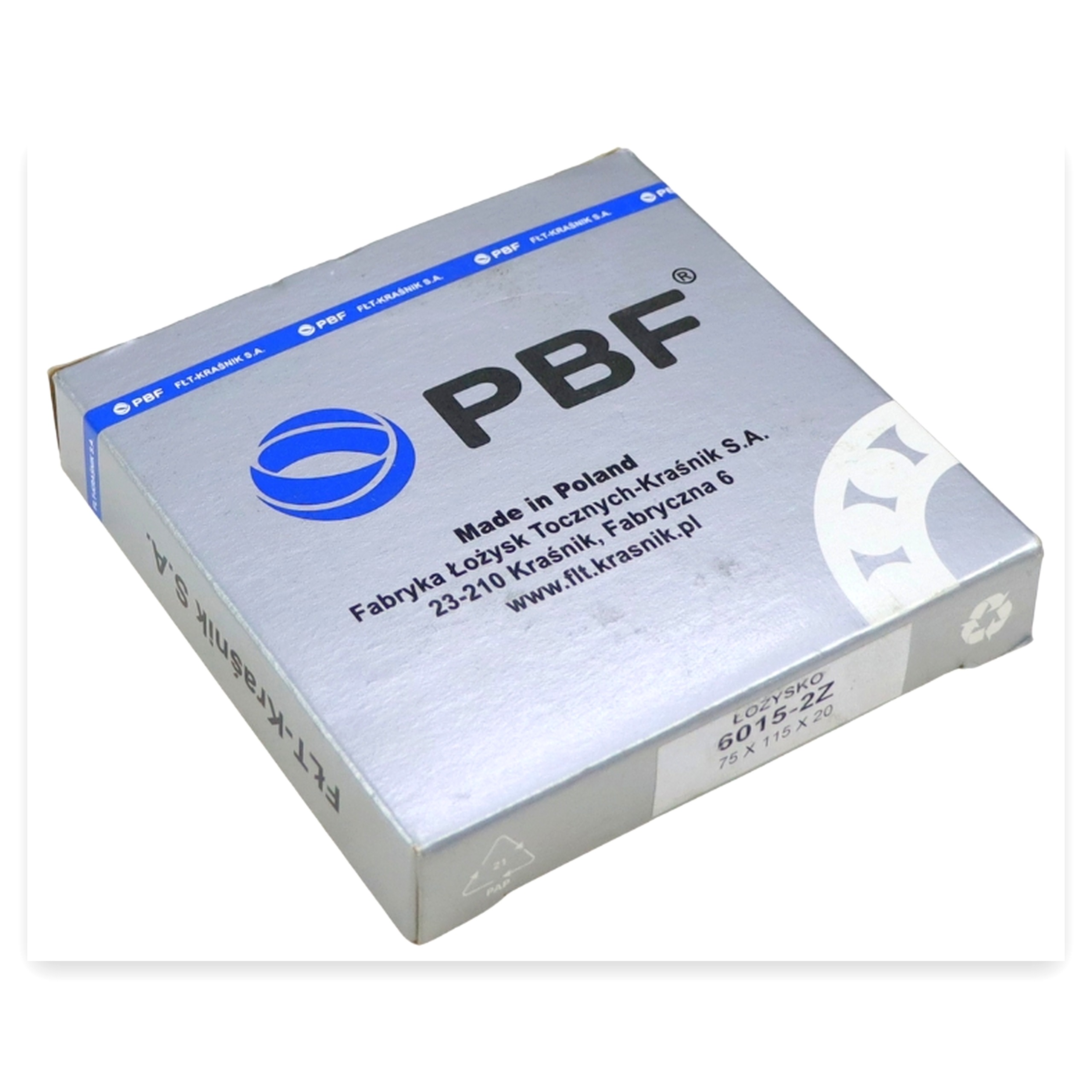 4c96007608cd318922f8566c8acbdf84.jpg Łożysko kulkowe jednorzędowe kryte 6015 ZZ FŁT Kraśnik