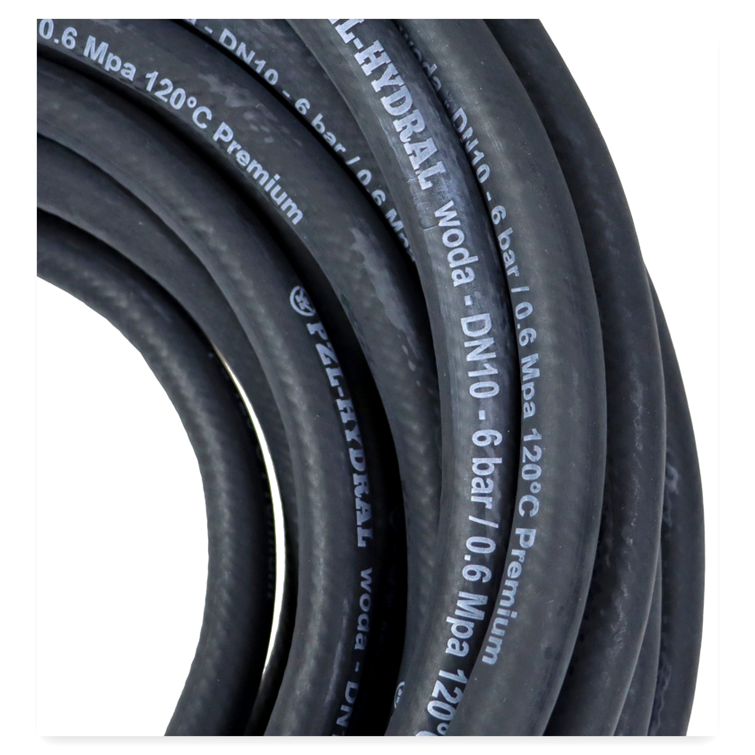 Wąż do układu chłodzenia i gorącej wody - EPDM DN10 - 6 bar / 0.6 Mpa