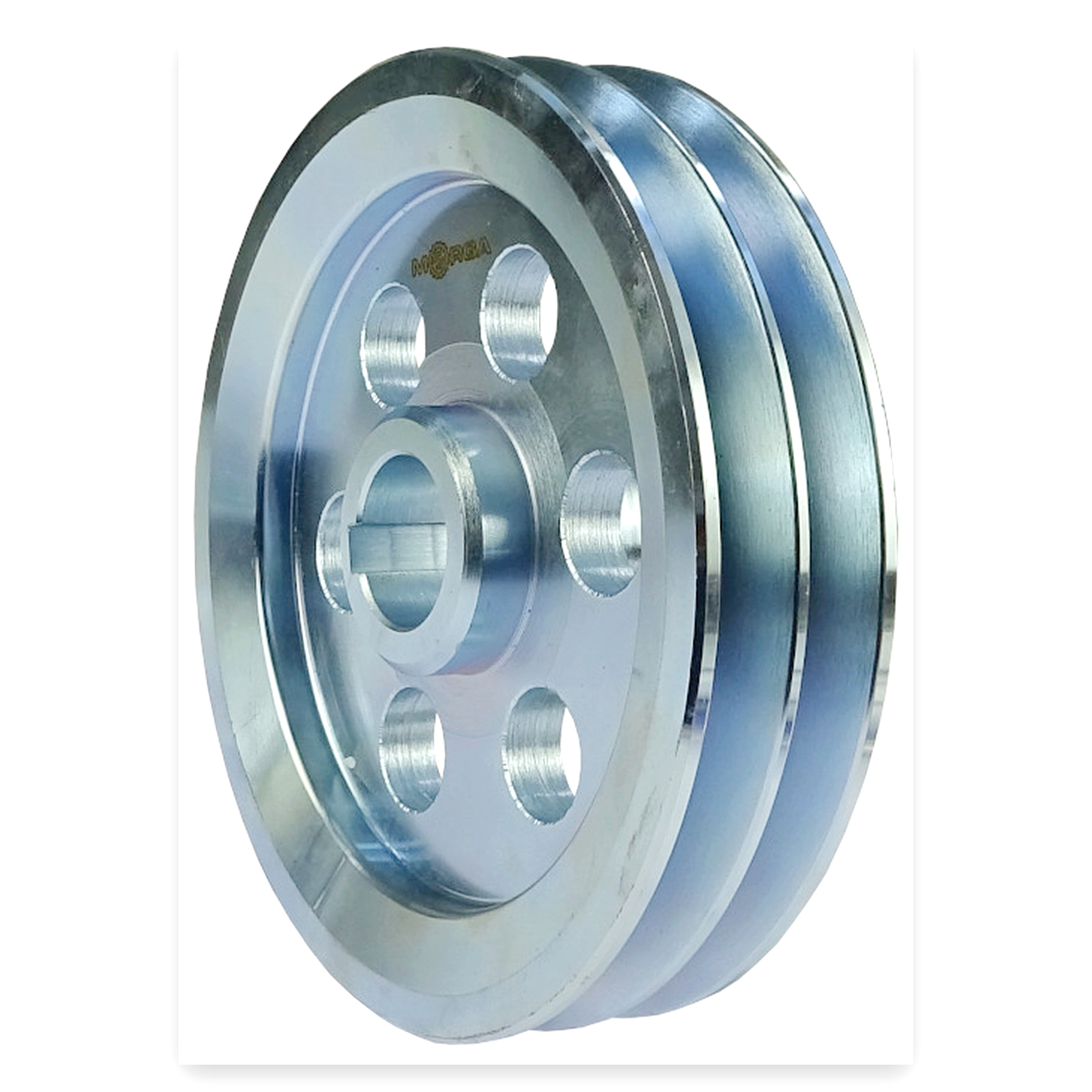 511690dd4b2ad06e3b7728b881302f95.jpg Koło pasowe 2 paski 2 SPB / 2 HB FI-200 otwór 35 mm stalowe MORGA