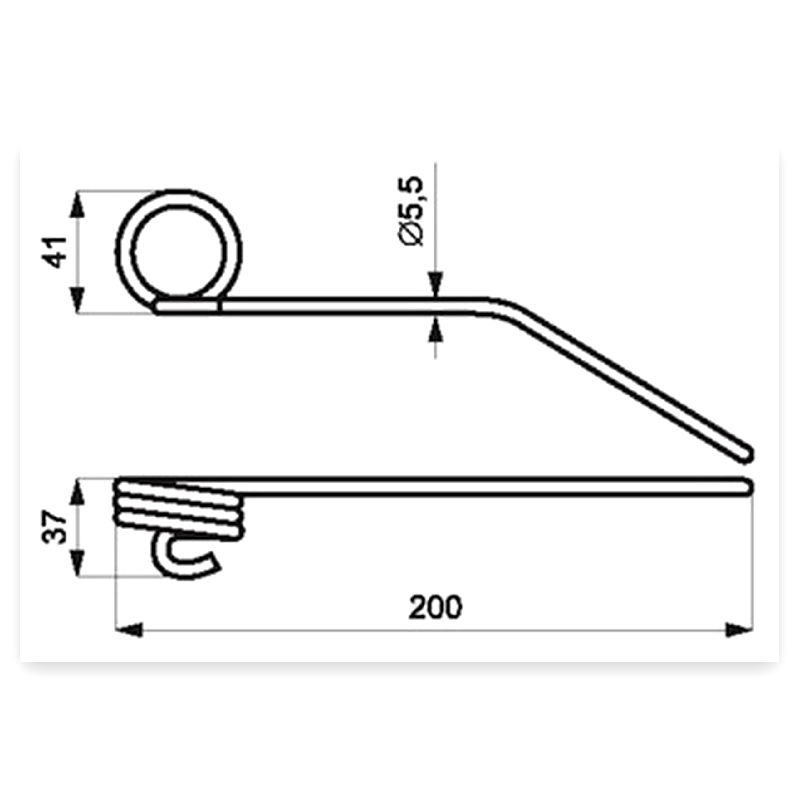 52d5f4ddefc23c350a4e85883c59ec57.jpg Palec nagarniacza motowideł kombajnu CLAAS do kombajnu Claas To