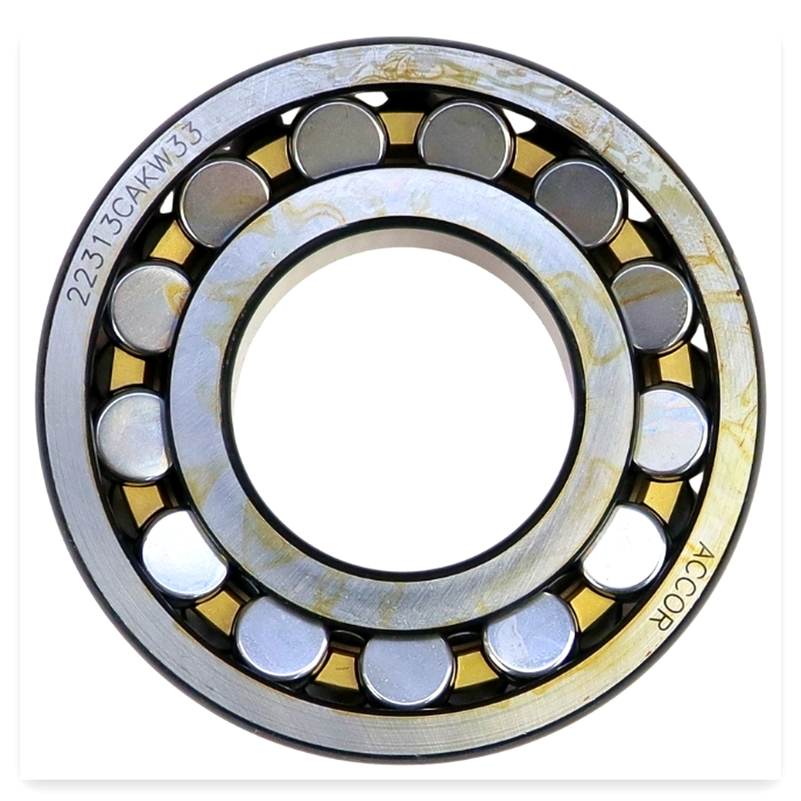 53a0bd0f22e30d83a7c6ecd5af983cd8.jpg Łożysko baryłkowe 2 - rzędowe wymiary 65x140x48 mm