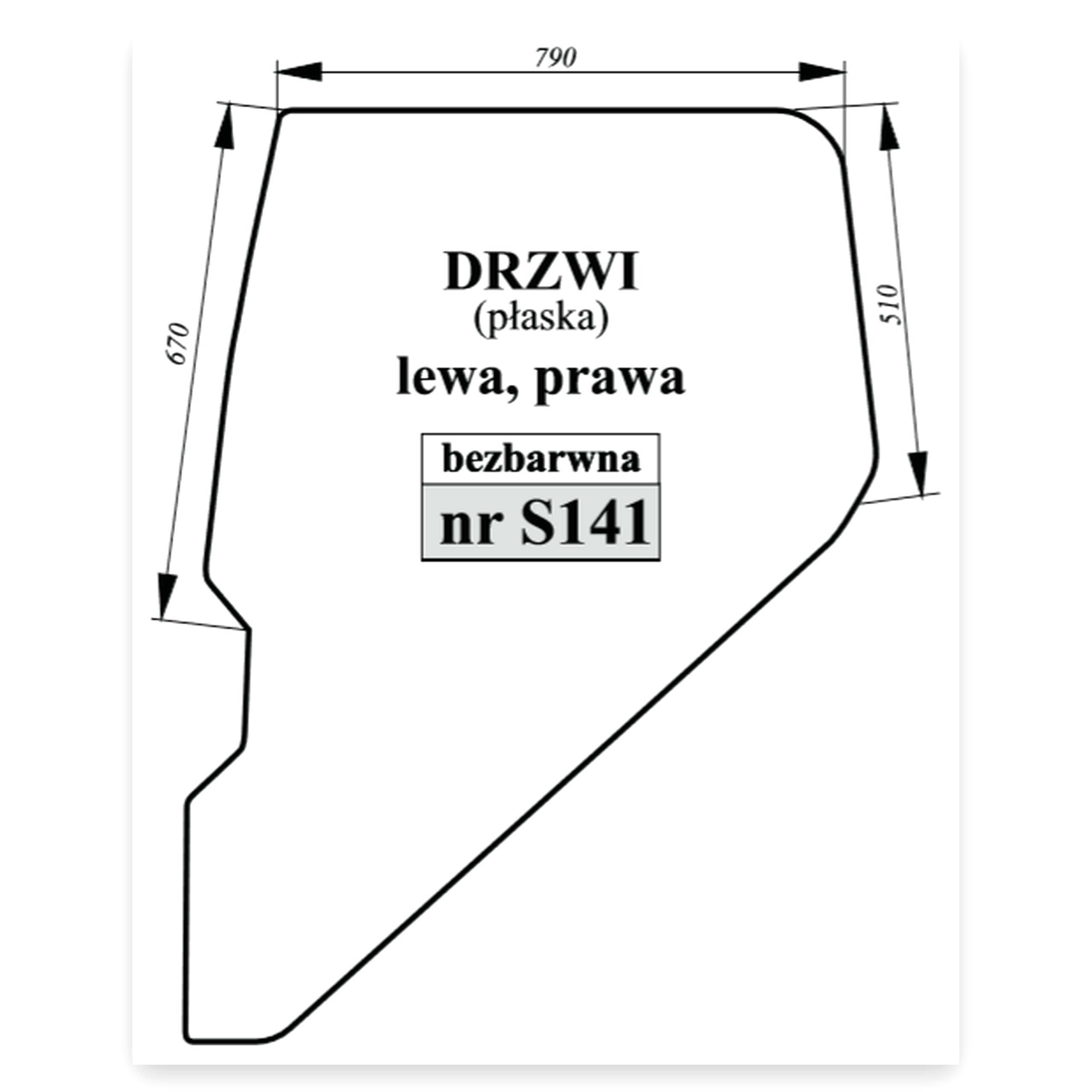 540e1d40f7da20d22c41cdb8e2c864a7.jpg Szyba drzwi l/p Fiat bezbarwna