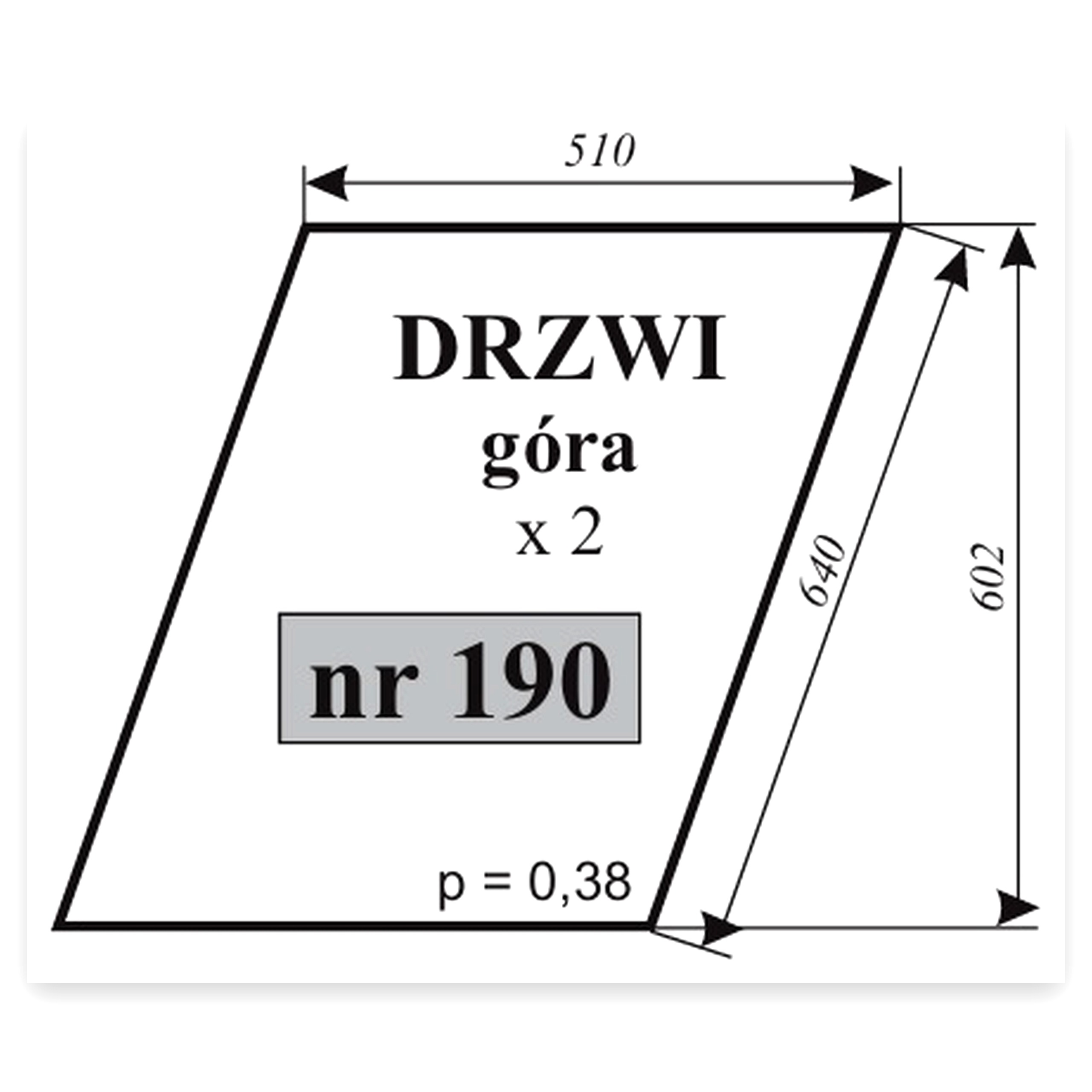558faca98f7e463a935ed4d3d3dd5d68.jpg Szyba drzwi góra do ciągnika Zetor 1211