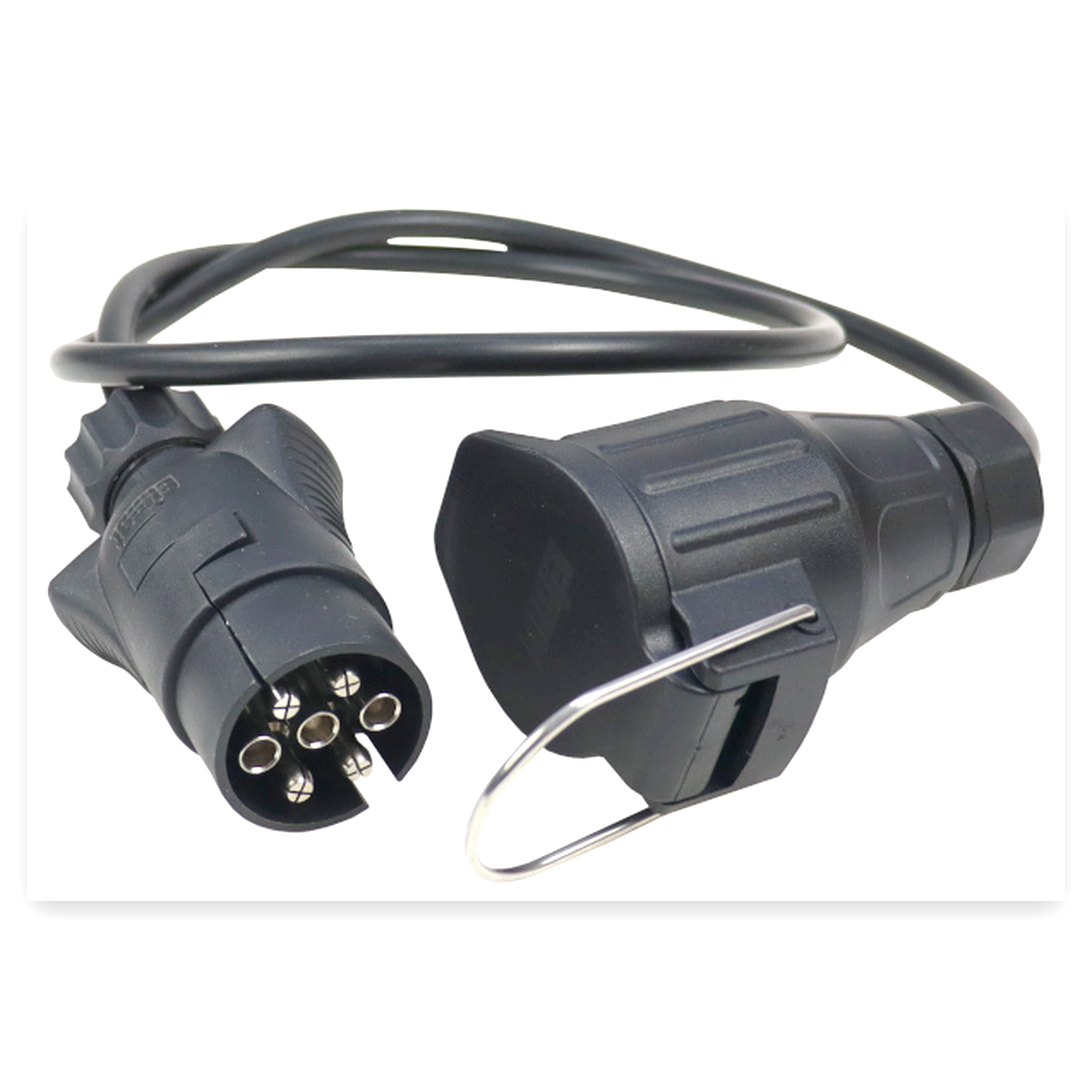 5a0cd96b8ba33d5d1ce8c1959b7150d0.jpg Adapter przejściówka gniazda złącza kablowy 7/13 V długość 1,0 m ELMOT